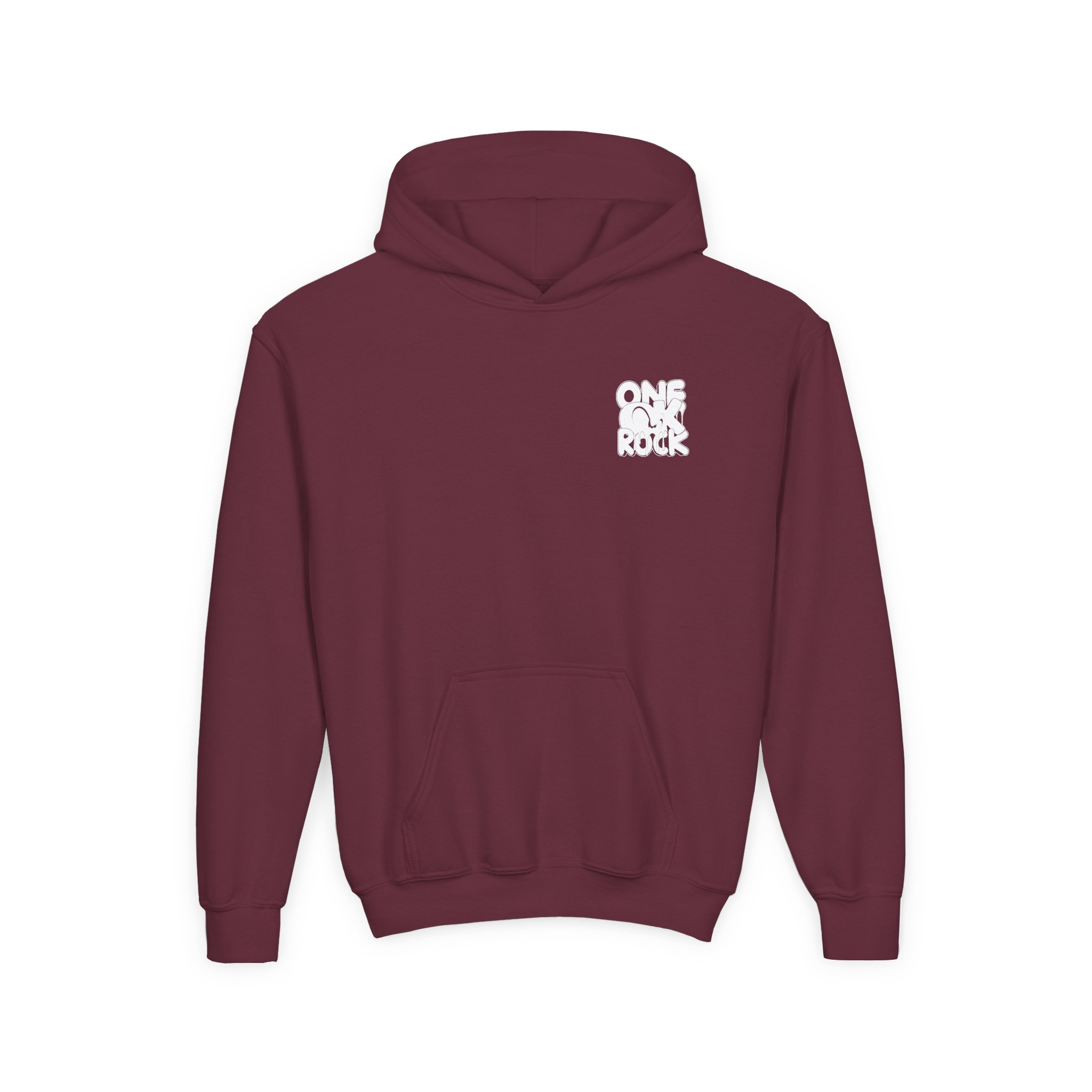 One Ok Rock Premonition World Tour Youth Heavy Blend Hooded Sweatshirt - Image 3