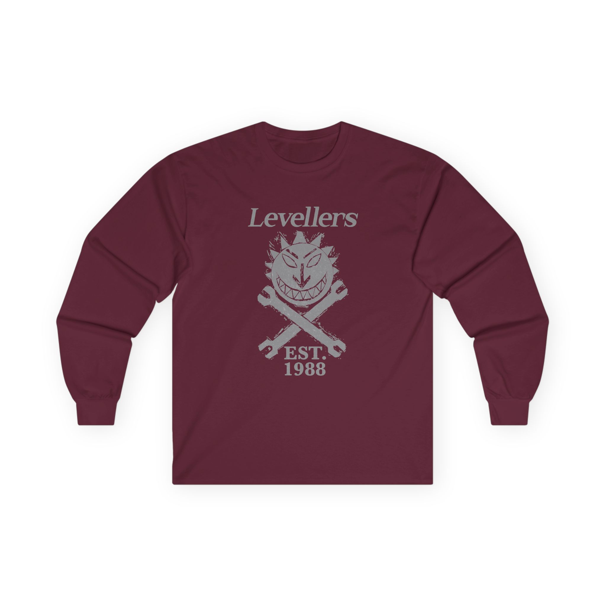 Levellers Sun & Spanners Unisex Ultra Cotton Long Sleeve Tee - Image 3
