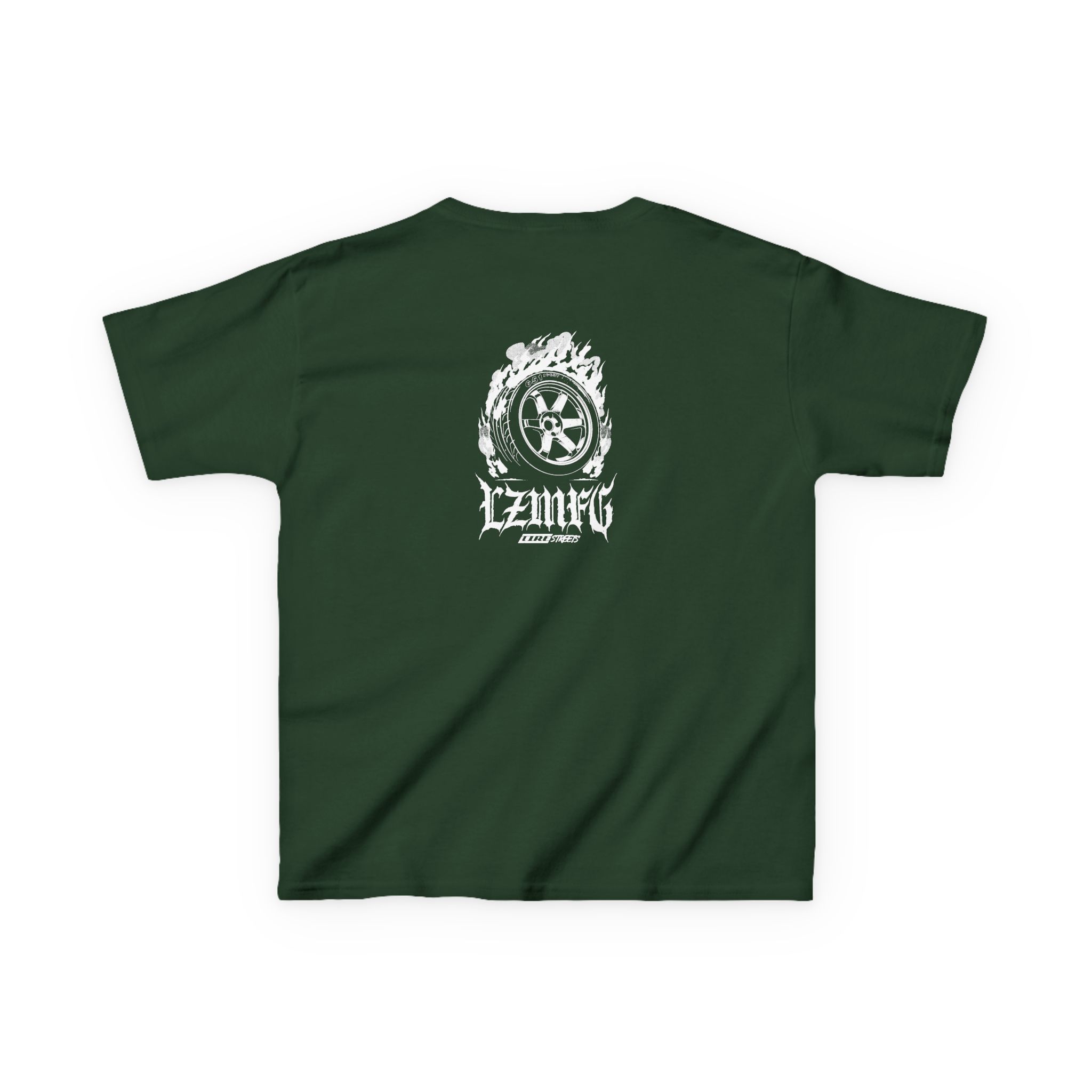 Kids Adam LZ Tire Fire Heavy Cotton™ Tee - Image 6