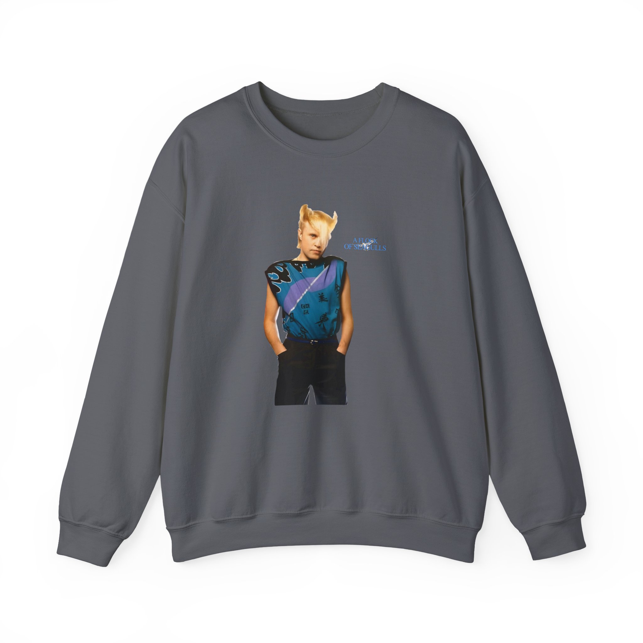 A Flock of Seagulls Mike Score Unisex Heavy Blend™ Crewneck Sweatshirt - Image 7