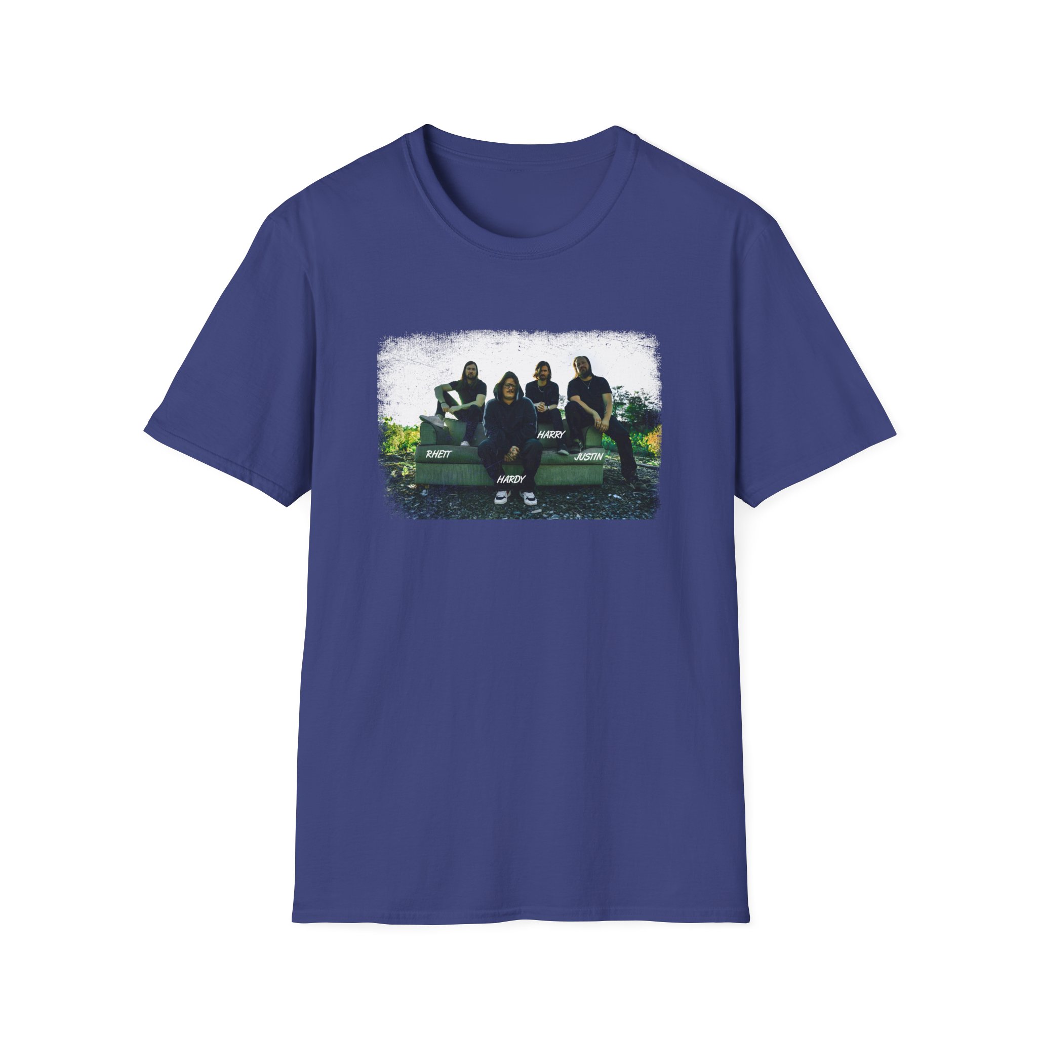 Hd Band Photo Unisex Softstyle T-Shirt - Image 23