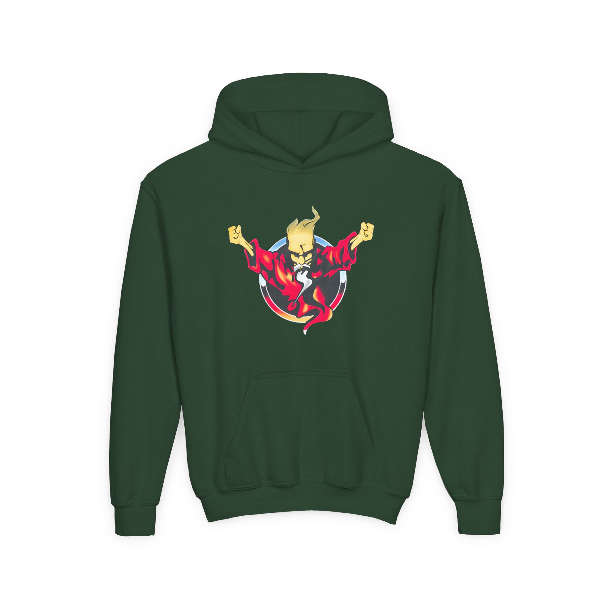 Thunderdome Original Youth Heavy Blend Hooded Sweatshirt - Image 3