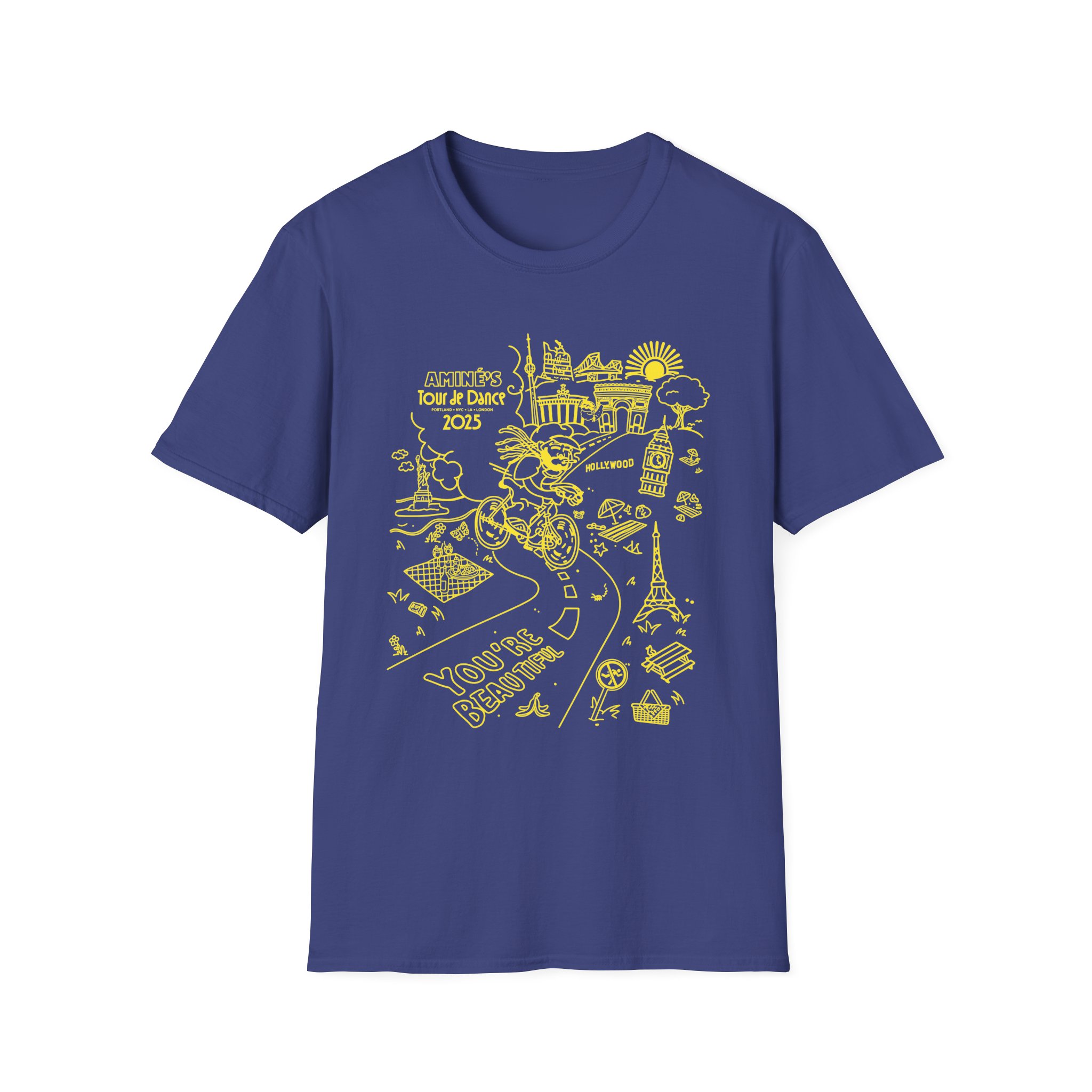 Aminé You're Beautiful Tour Unisex Softstyle T-Shirt - Image 13