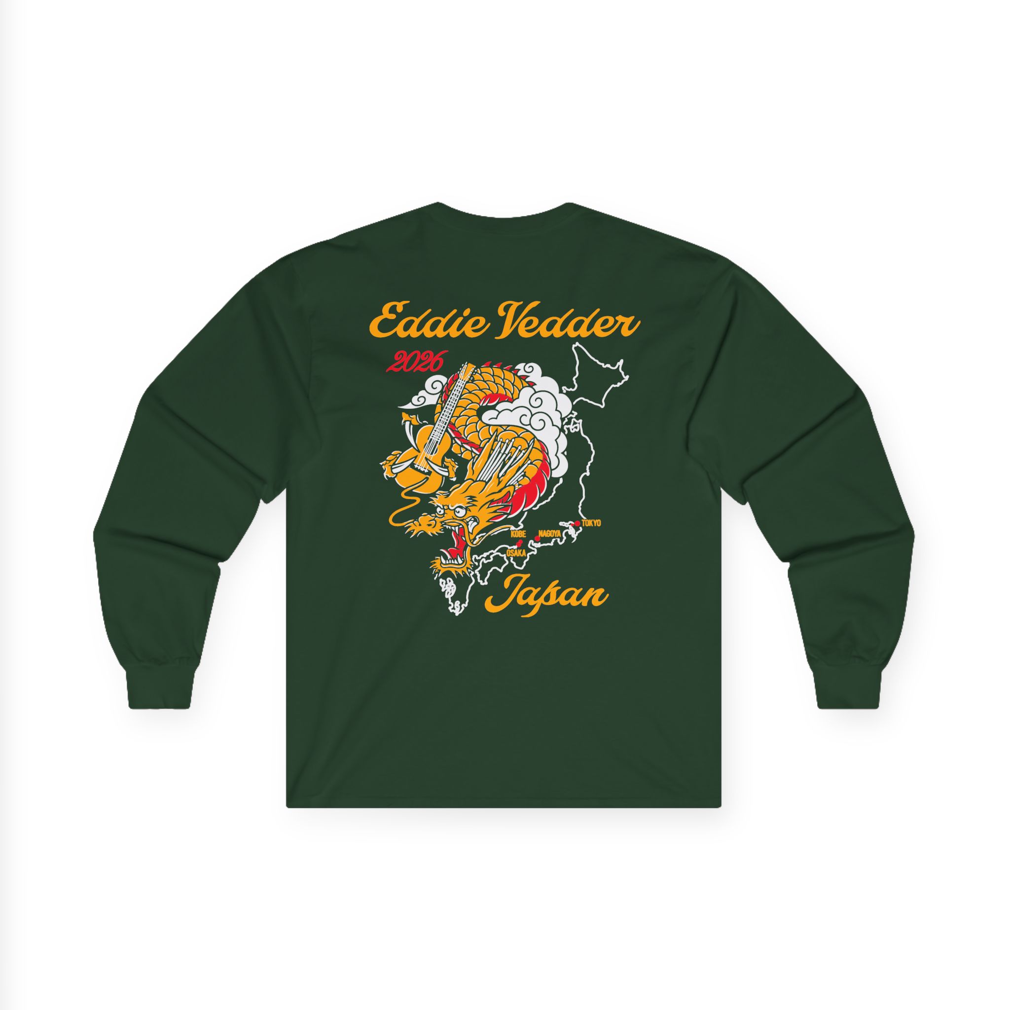 Eddie Vedder 2026 Tokyo Japan Unisex Ultra Cotton Long Sleeve Tee - Image 6