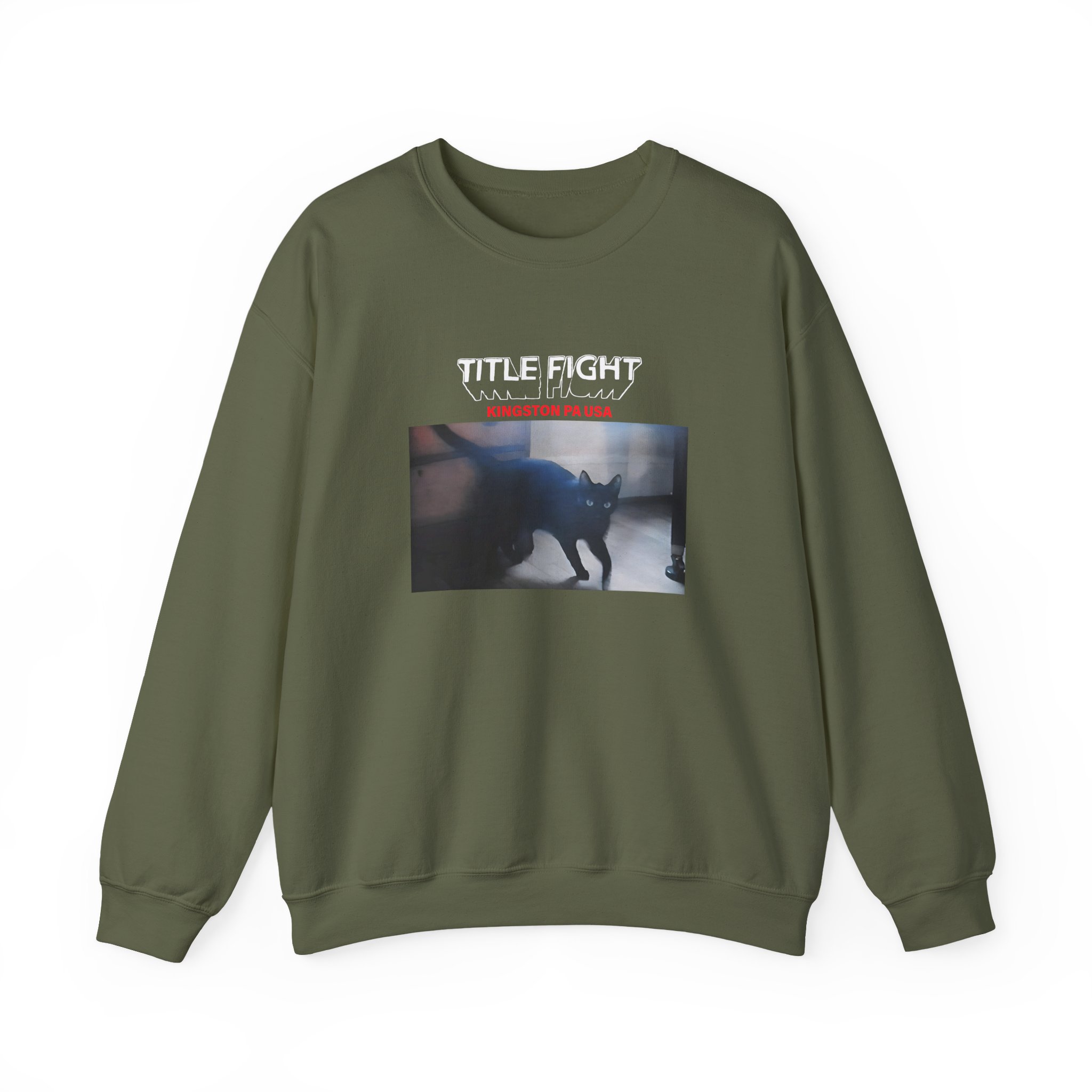 Cold Cuts Title Fight Kingston Cat Unisex Heavy Blend™ Crewneck Sweatshirt - Image 7