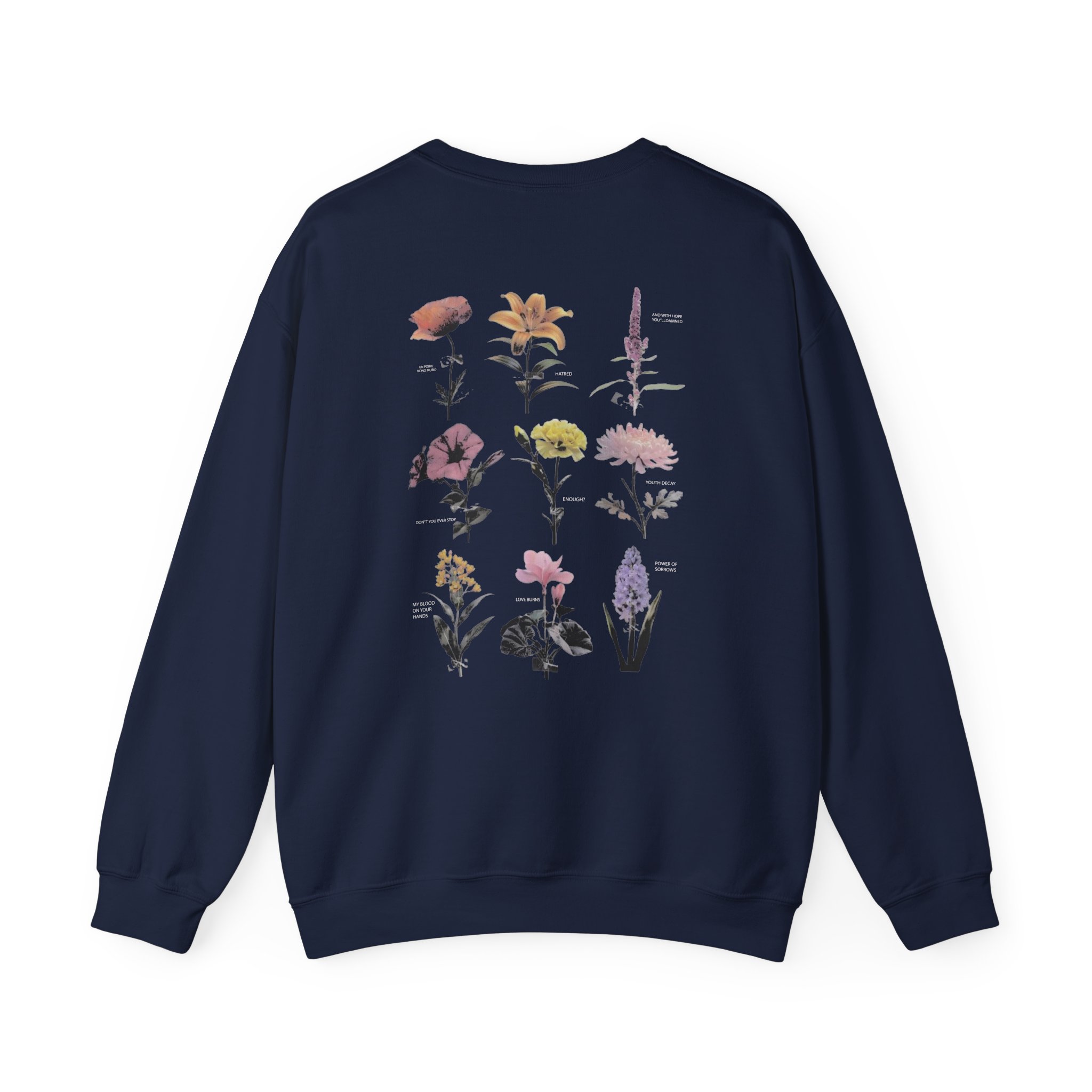 Paleface Swiss Hidden Flowers Unisex Heavy Blend™ Crewneck Sweatshirt - Image 14