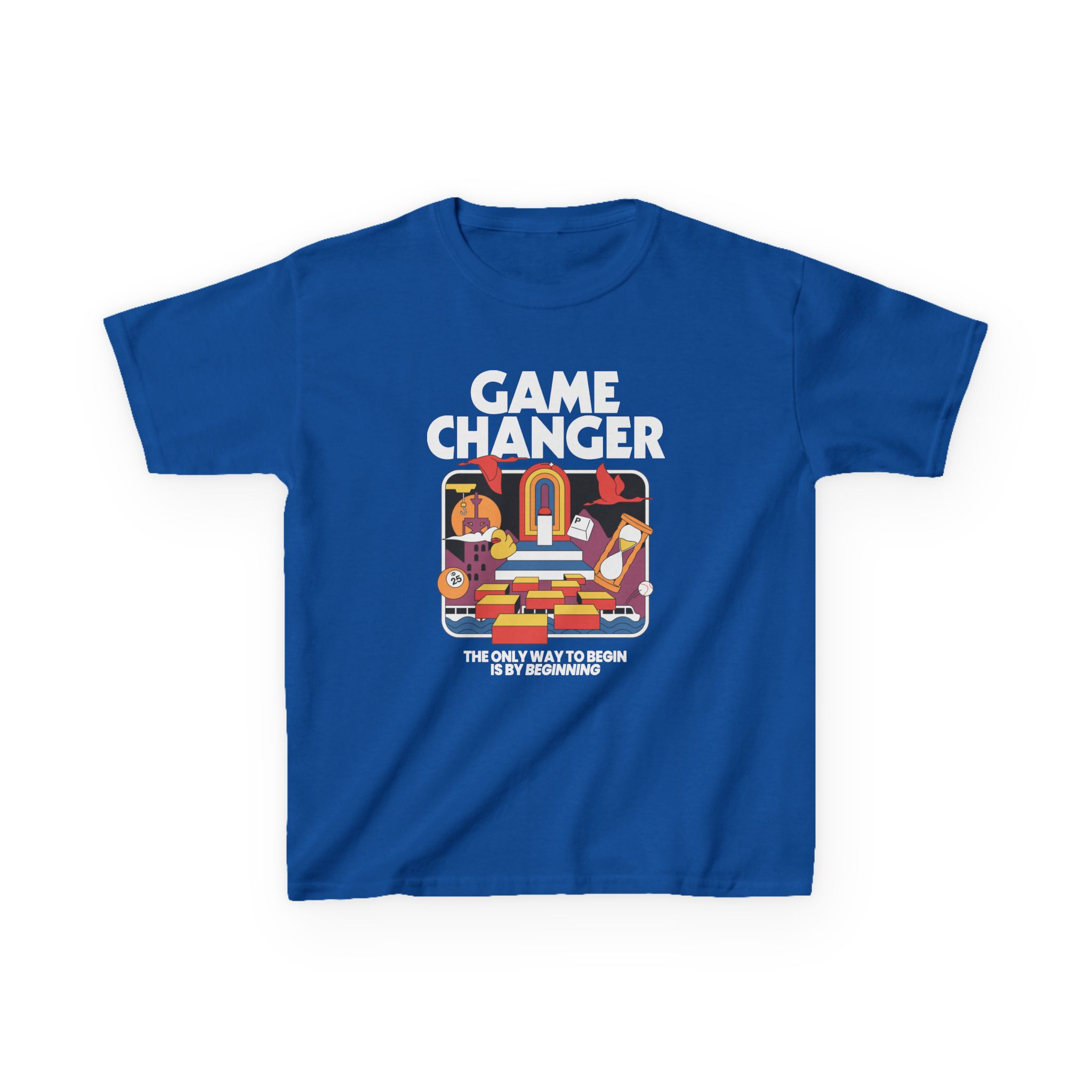 Dropout Game Changer Ringer Kids Heavy Cotton™ Tee - Image 7
