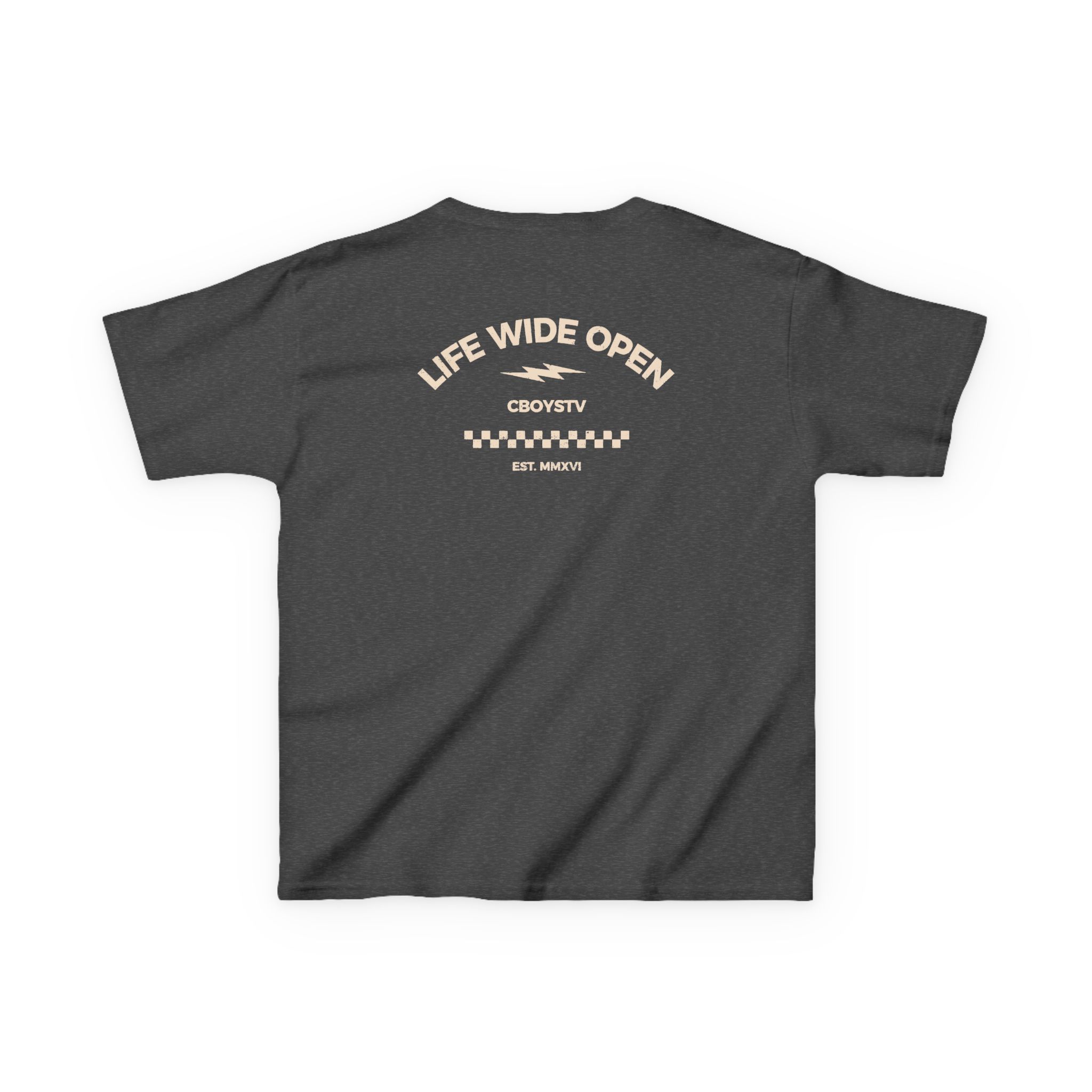 Kids Cboystv Checkered Tournament Heavy Cotton™ Tee - Image 8