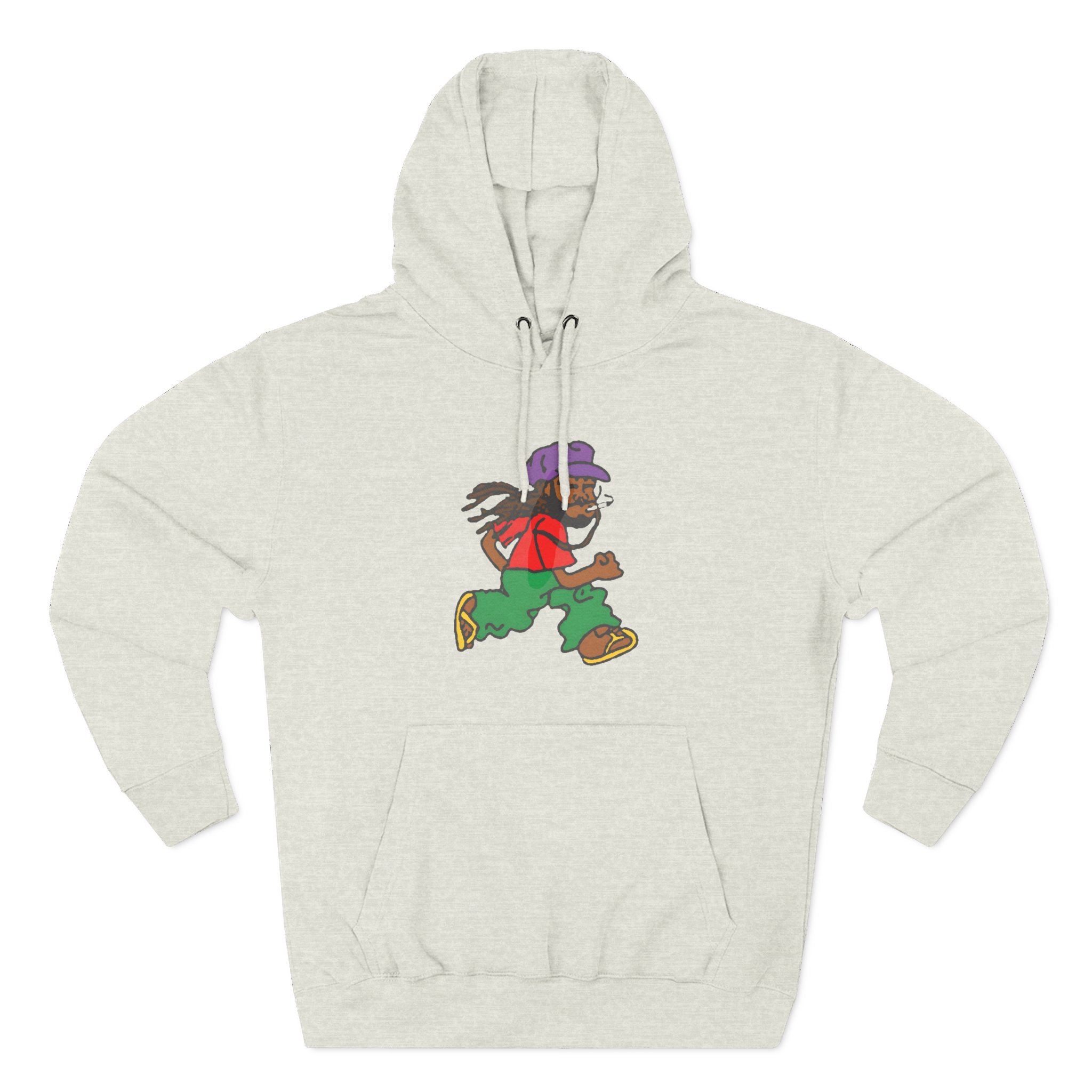 Aminé Running Man Three-panel Fleece Hoodie - Image 9