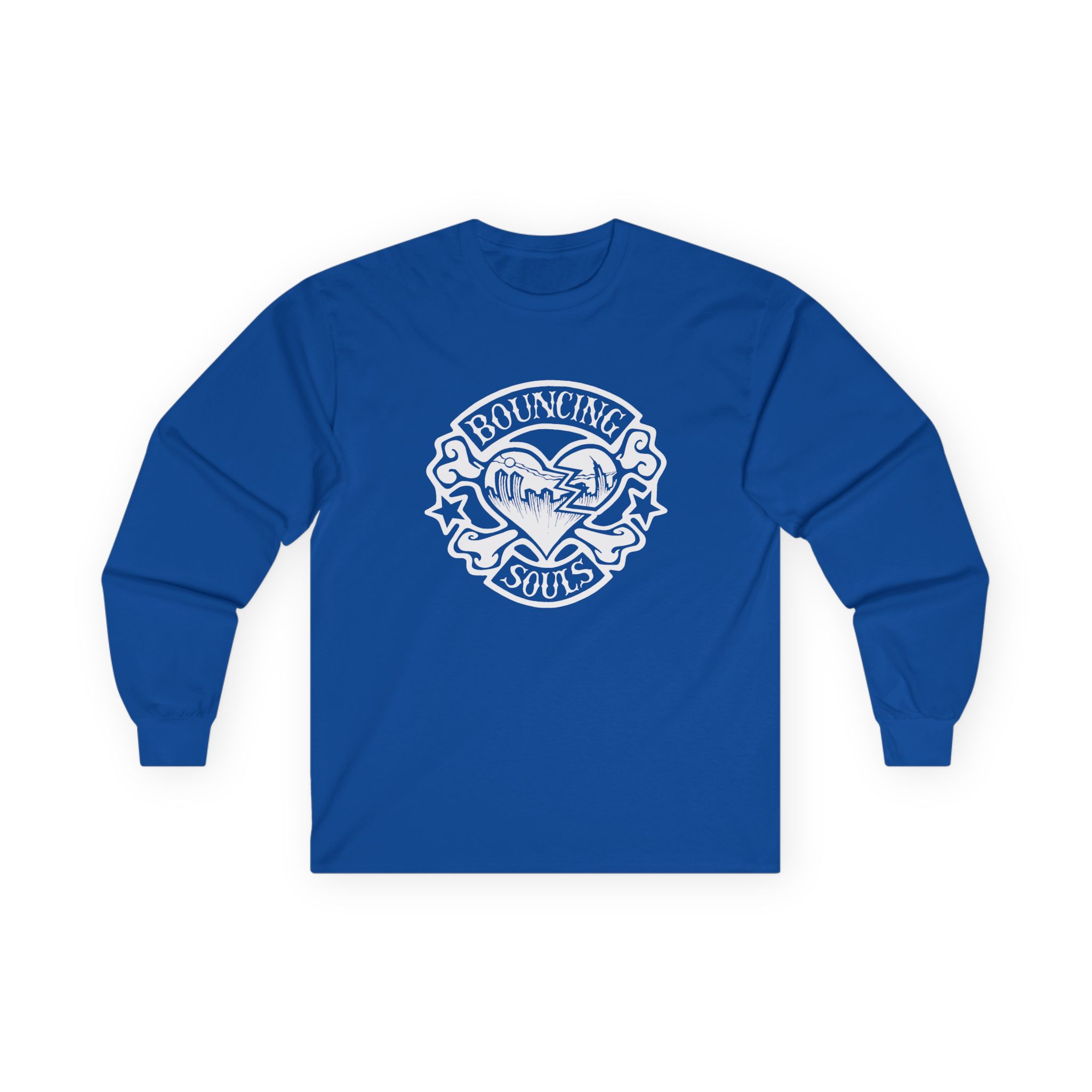 Cold Cuts the Bouncing Souls Rocker Heart Unisex Ultra Cotton Long Sleeve Tee - Image 11