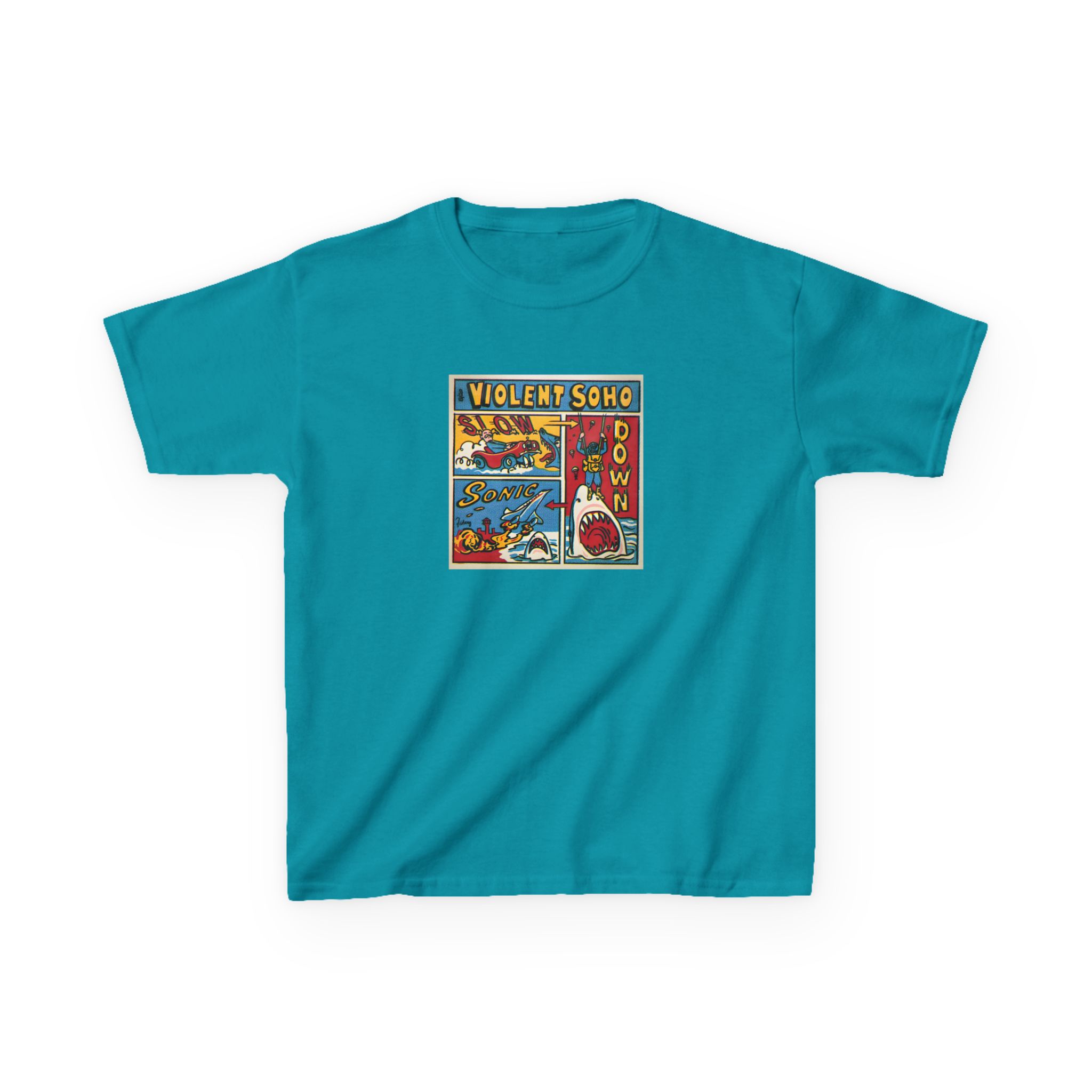 Violent Soho Slow Down Sonic Kids Heavy Cotton™ Tee - Image 15