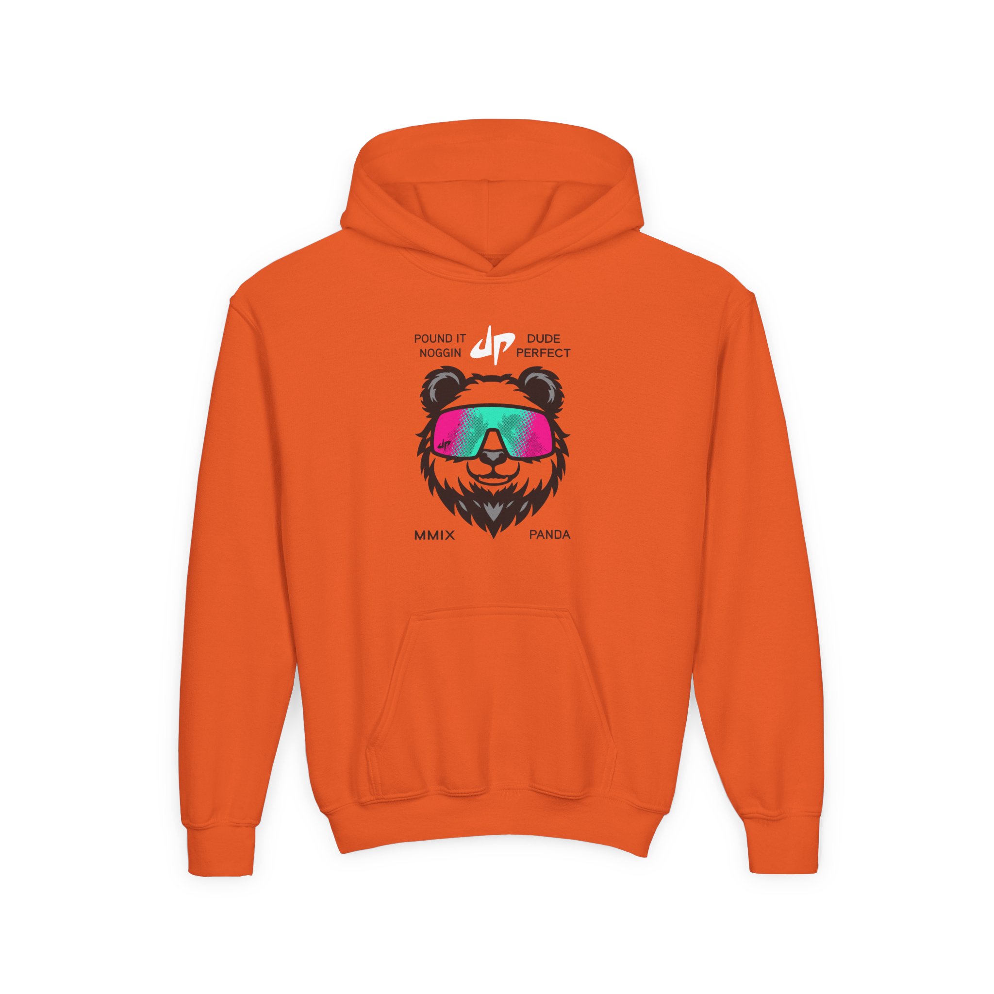 Dude Perfect Drippy Panda Youth Heavy Blend Hooded Sweatshirt - Image 3