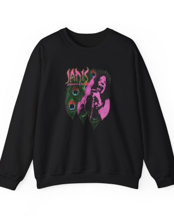Janis Joplin Sings Vintage Unisex Heavy Blend™ Crewneck Sweatshirt