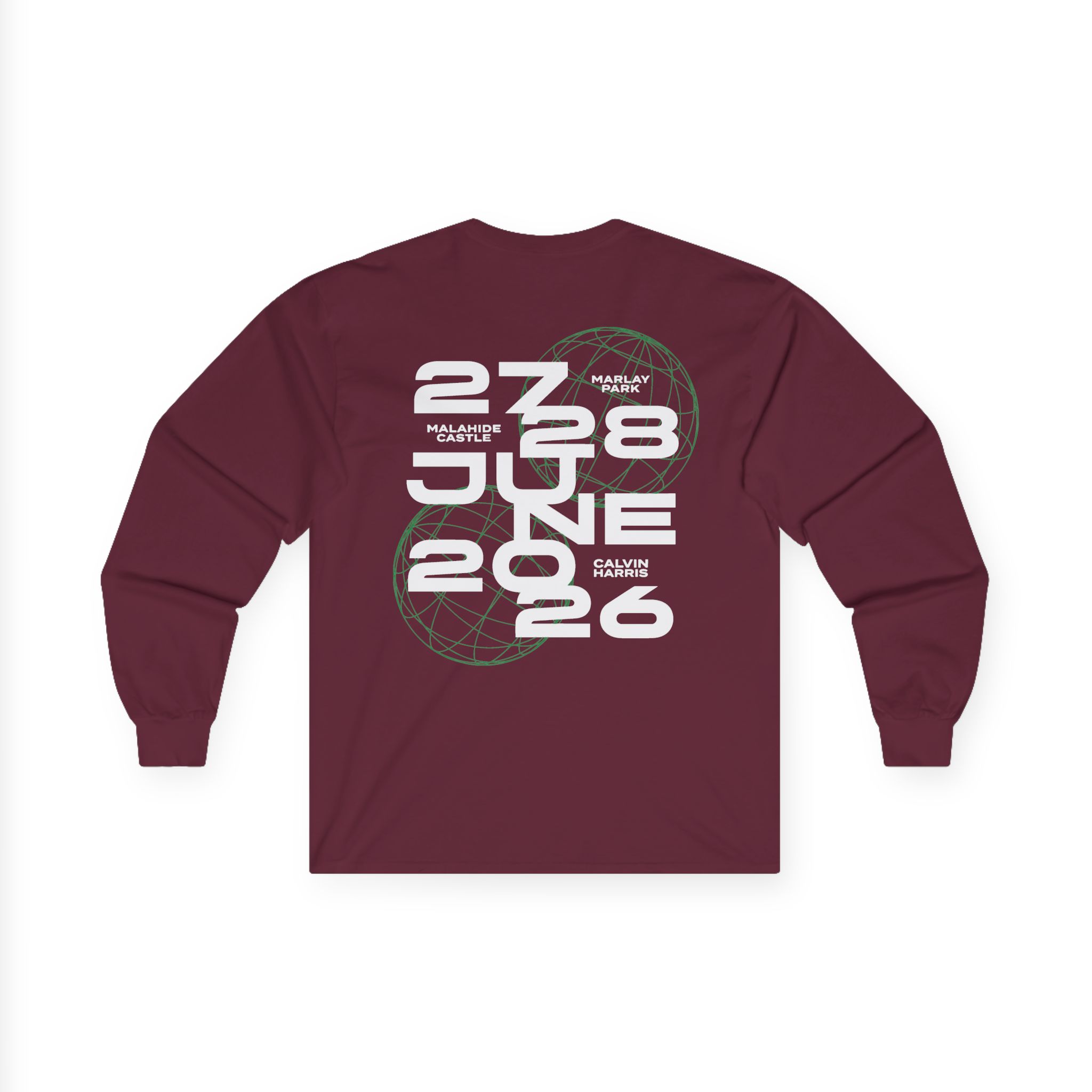 Calvin Harris Wireframe Marlay Park Unisex Ultra Cotton Long Sleeve Tee - Image 4