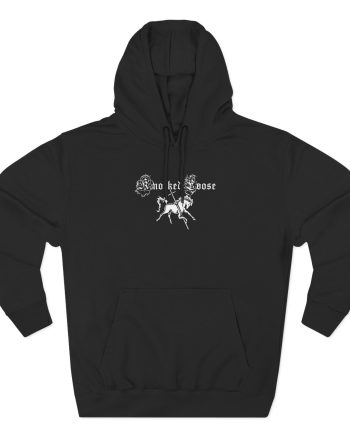 Knocked Loose Horse Cross Three-Panel Fleece Hoodie