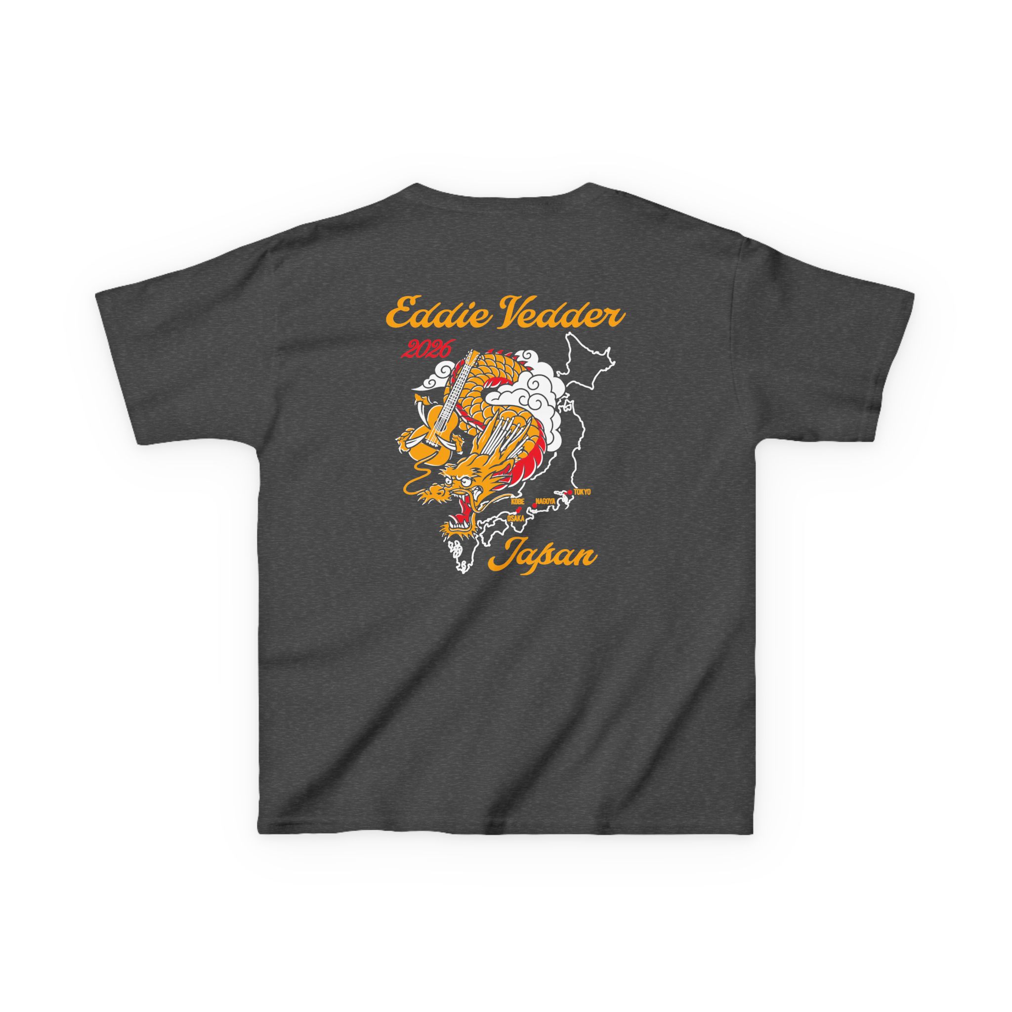 Eddie Vedder 2026 Tokyo Japan Kids Heavy Cotton™ Tee - Image 6
