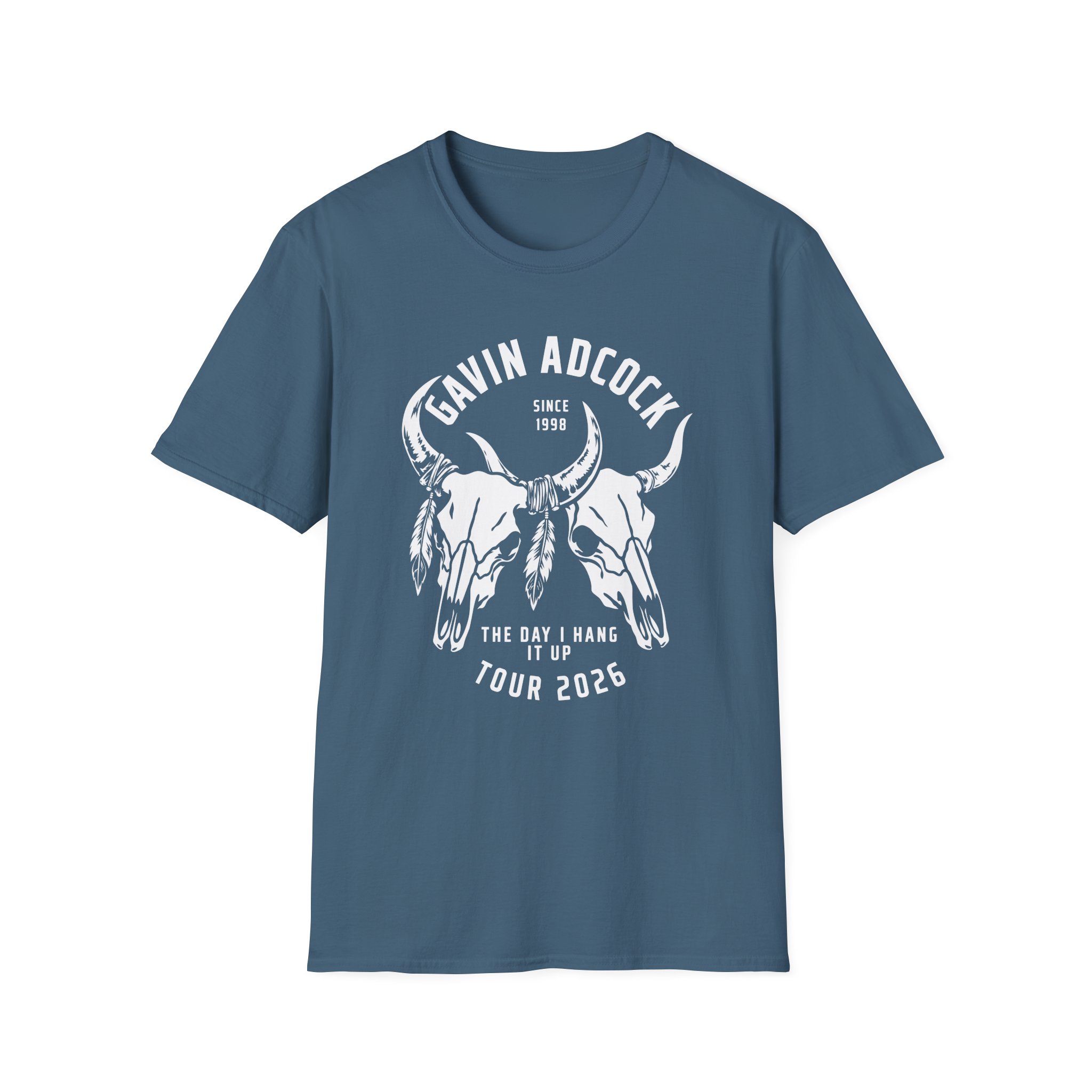 Gavin Adcock Steerhead Unisex Softstyle T-Shirt - Image 11
