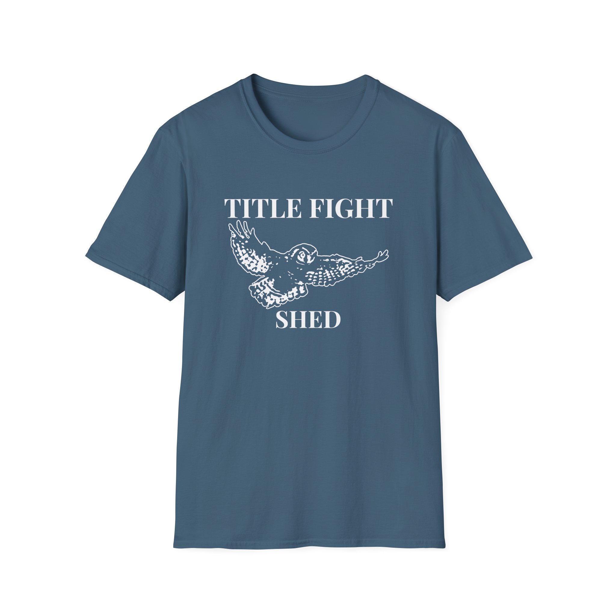 Cold Cuts Title Fight Shed Owl Unisex Softstyle T-Shirt - Image 11