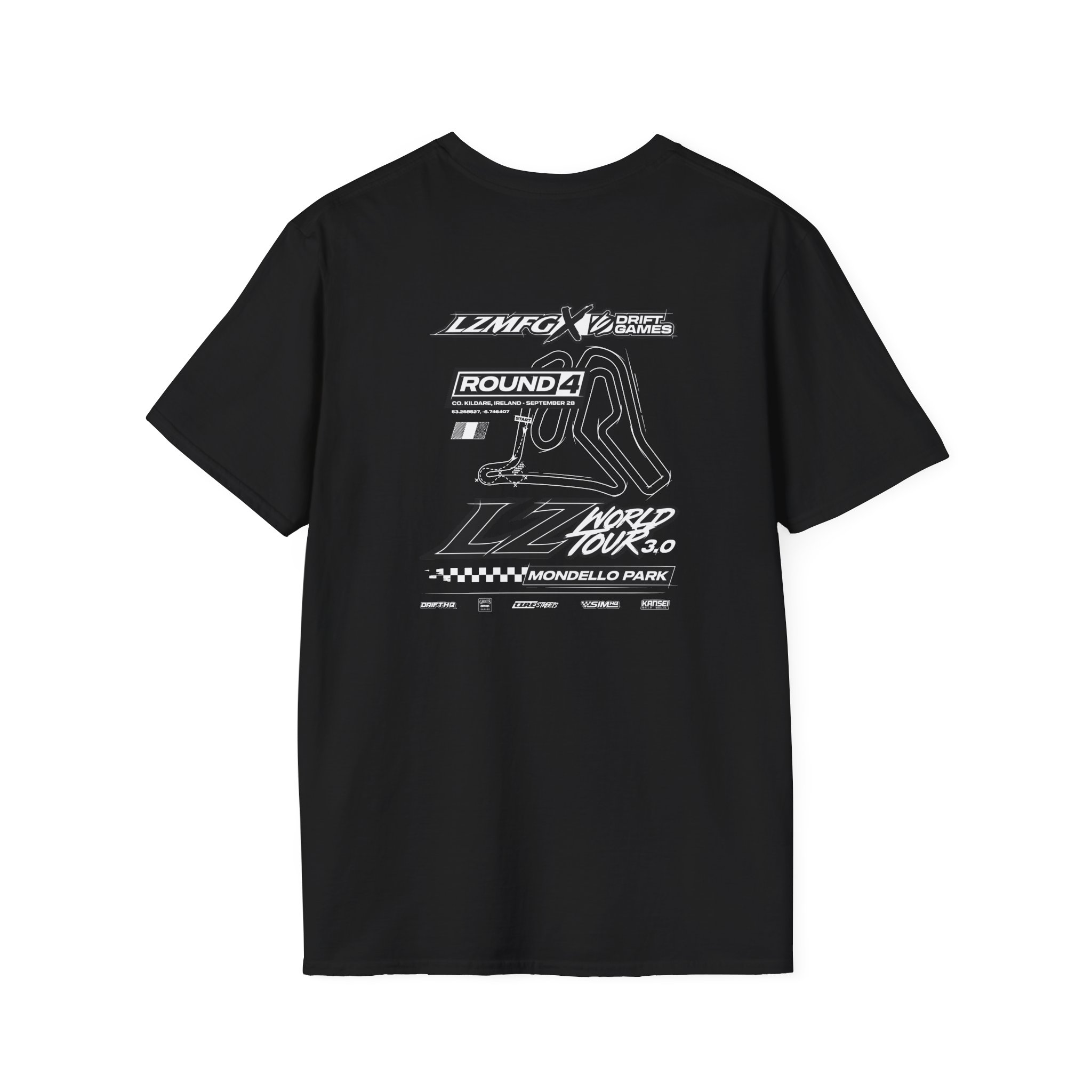 Adam LZ Ireland Track Unisex Softstyle T-Shirt - Image 2