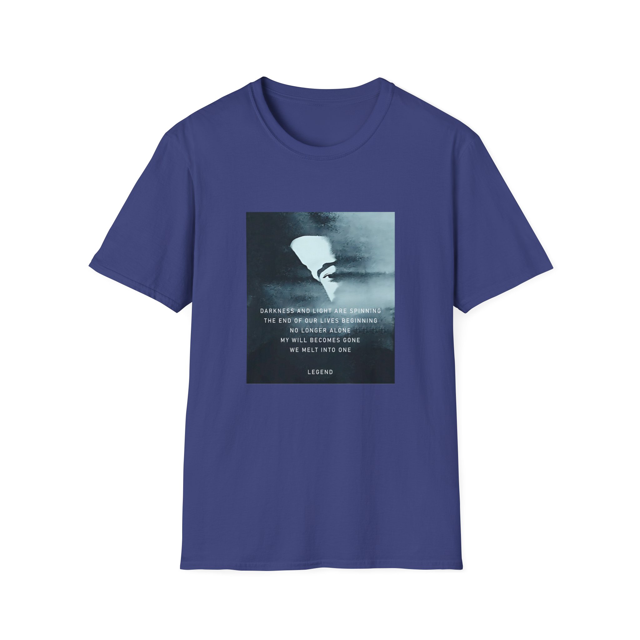 John Legend Darkness Lyrics Unisex Softstyle T-Shirt - Image 7
