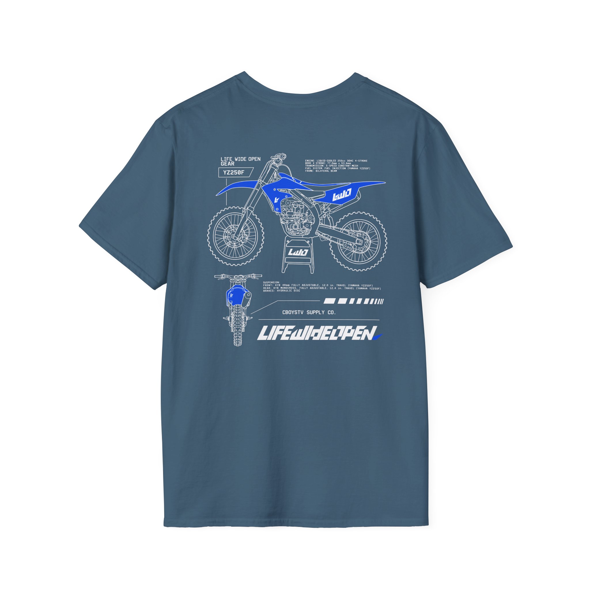 Cboystv Yamaha Spec Unisex Softstyle T-Shirt - Image 12
