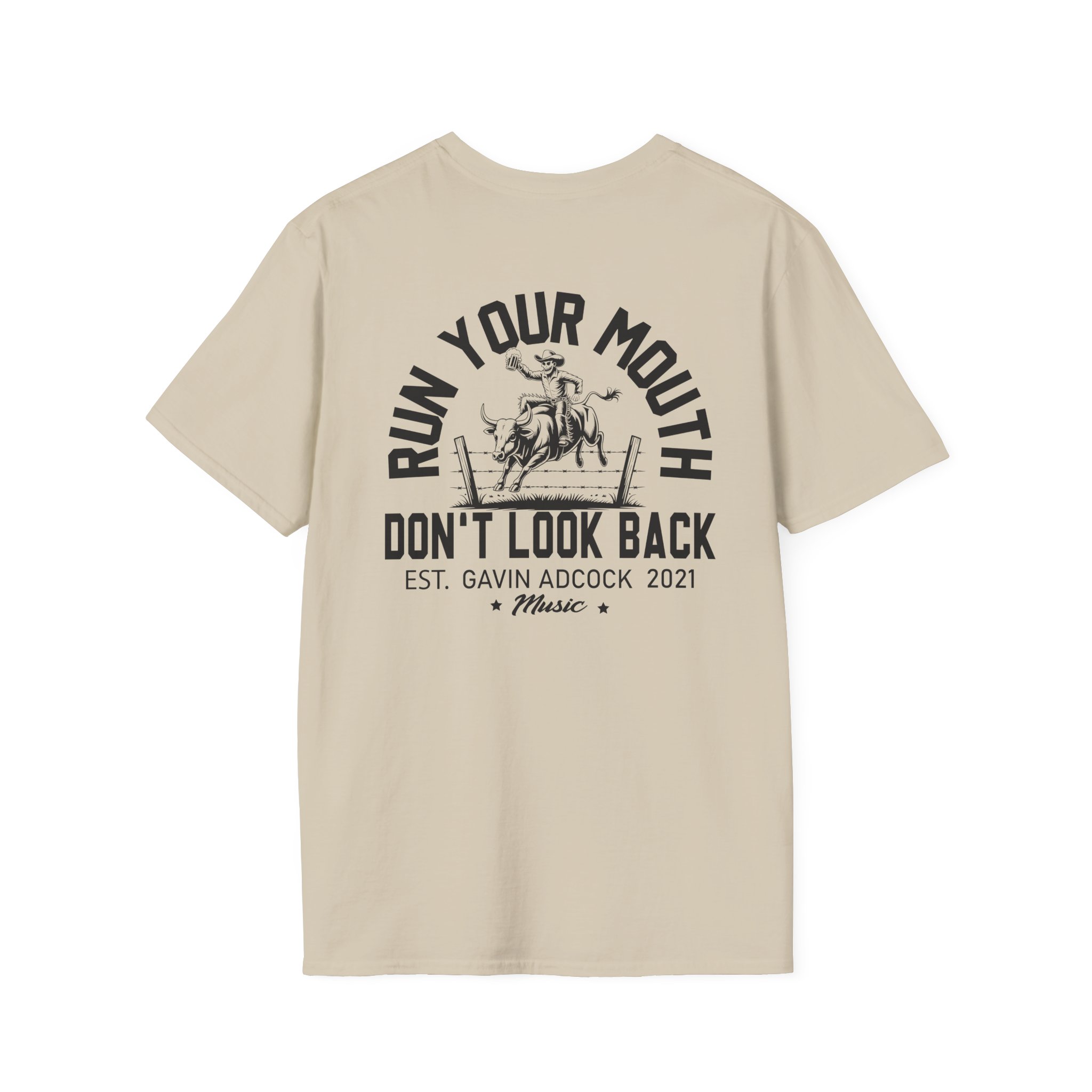 Gavin Adcock Run Your Mouth Unisex Softstyle T-Shirt - Image 6