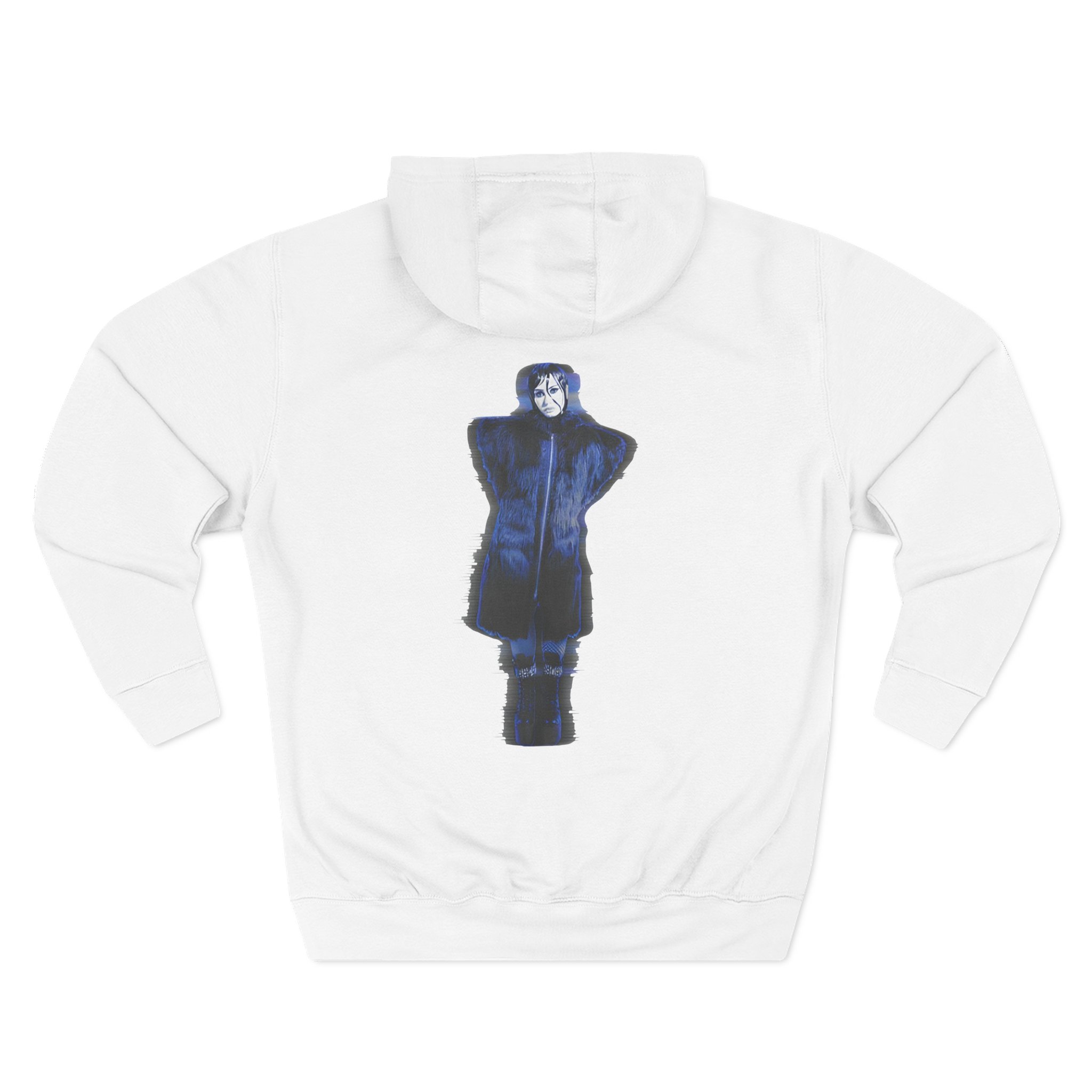 D L Revamped Three-Panel Fleece Hoodie - Image 2