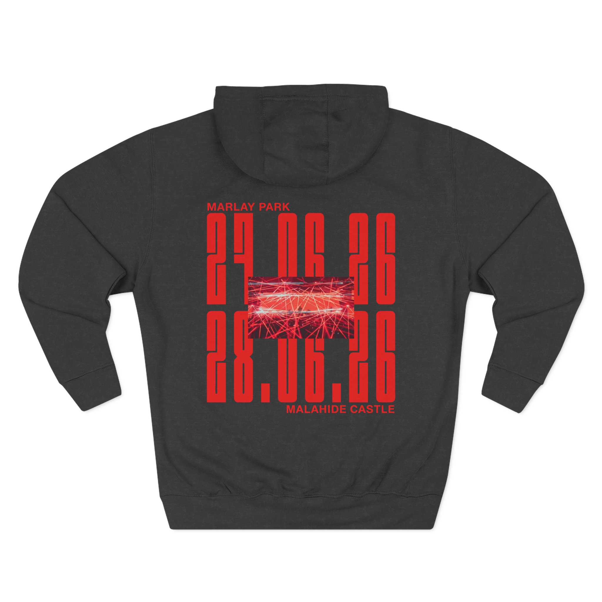 Calvin Harris Malahide Castle Tour Three-Panel Fleece Hoodie - Image 4