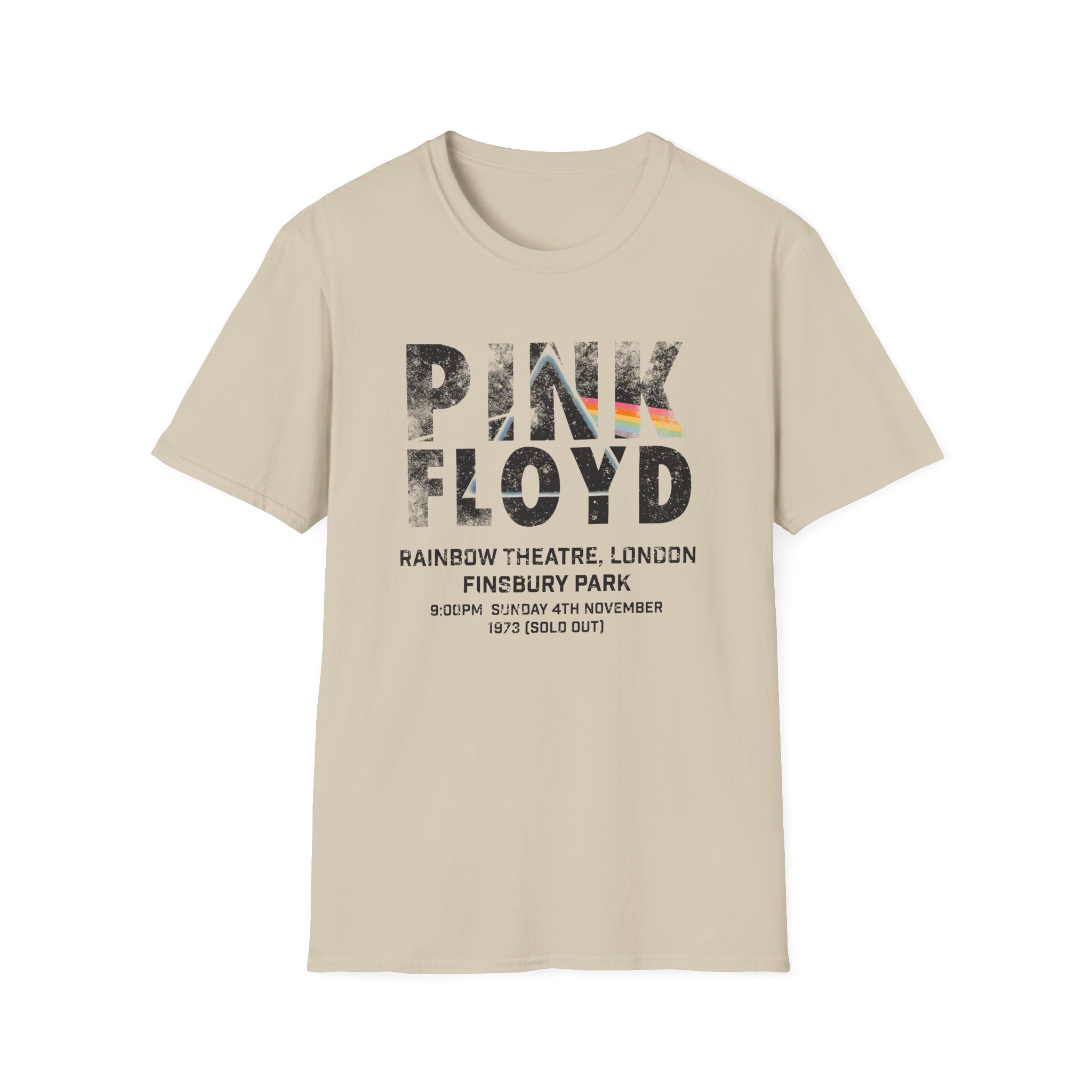 Pink Floyd Rainbow Unisex Softstyle T-shirt - Image 3