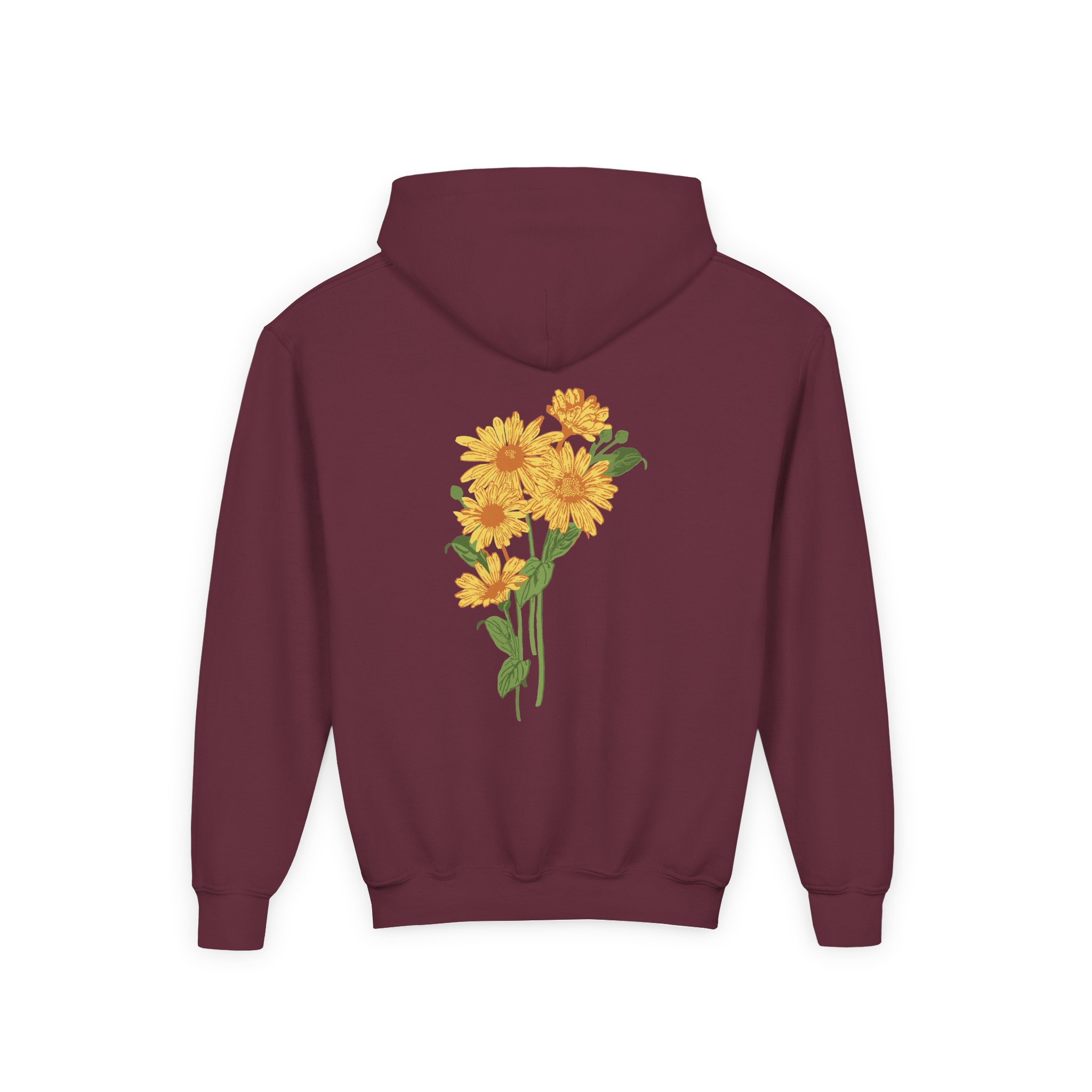 Janis Joplin Sherpa Fleece Youth Heavy Blend Hooded Sweatshirt - Image 6