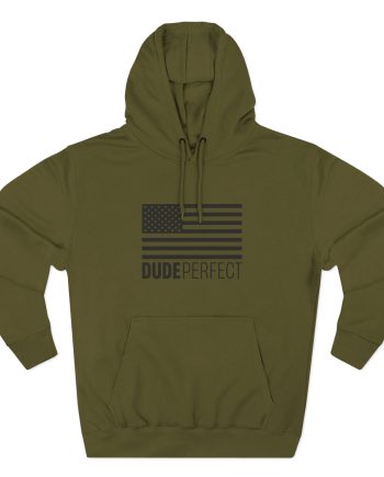 Dude Perfect Tonal Flag Three-panel Fleece Hoodie