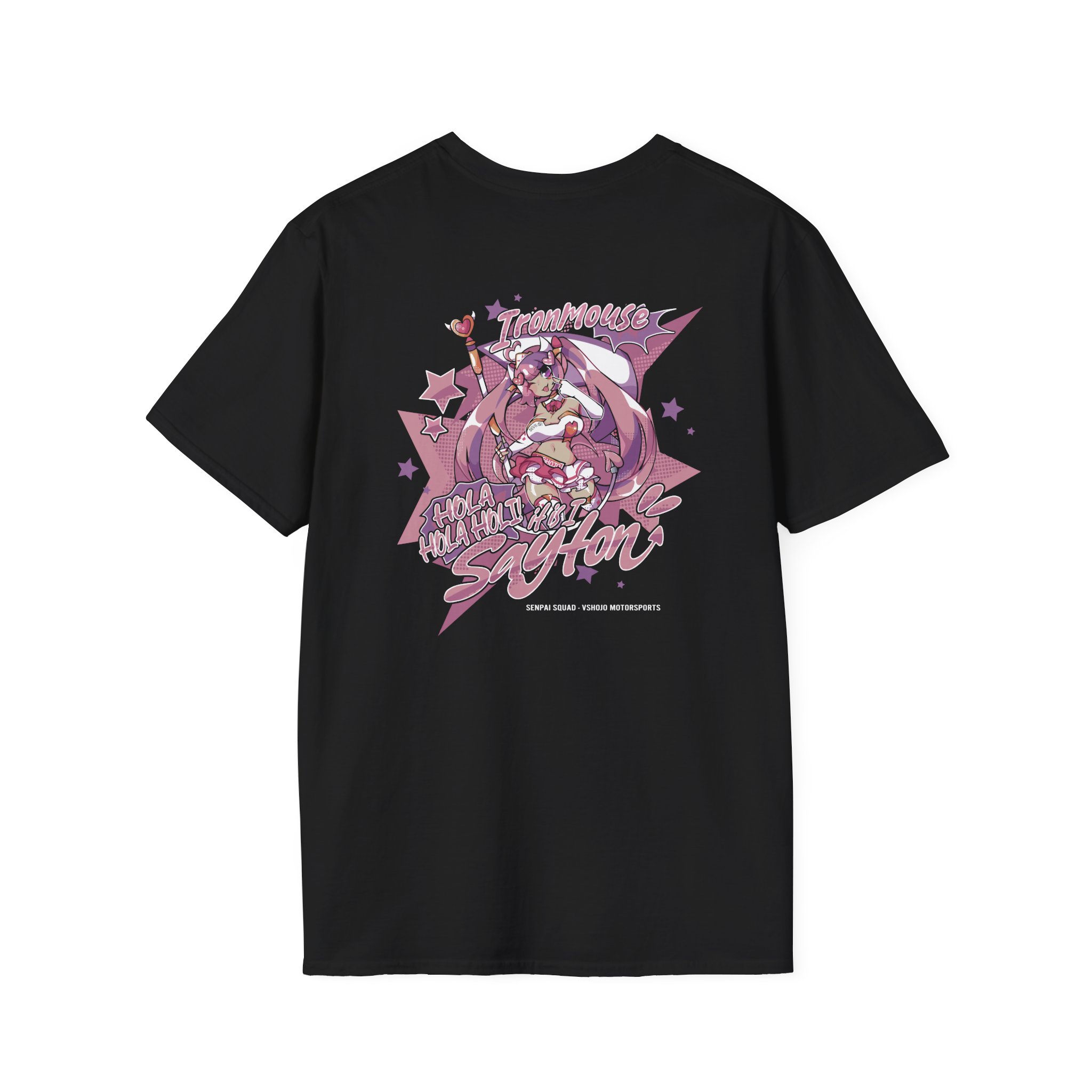 Ironmouse V2 Vshojo X Senpai Squad Unisex Softstyle T-shirt - Image 2