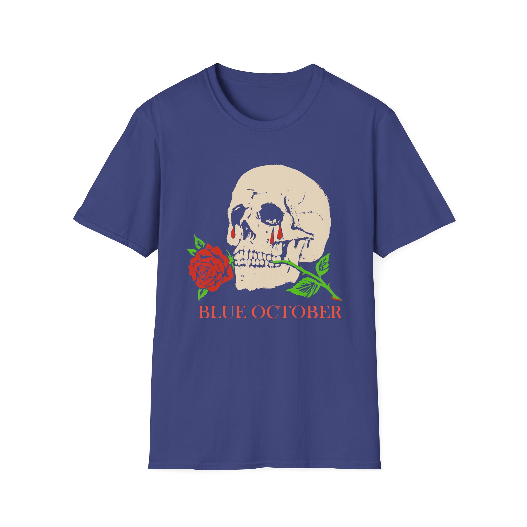 Blue October Where Did You Go Unisex Softstyle T-Shirt - Image 7