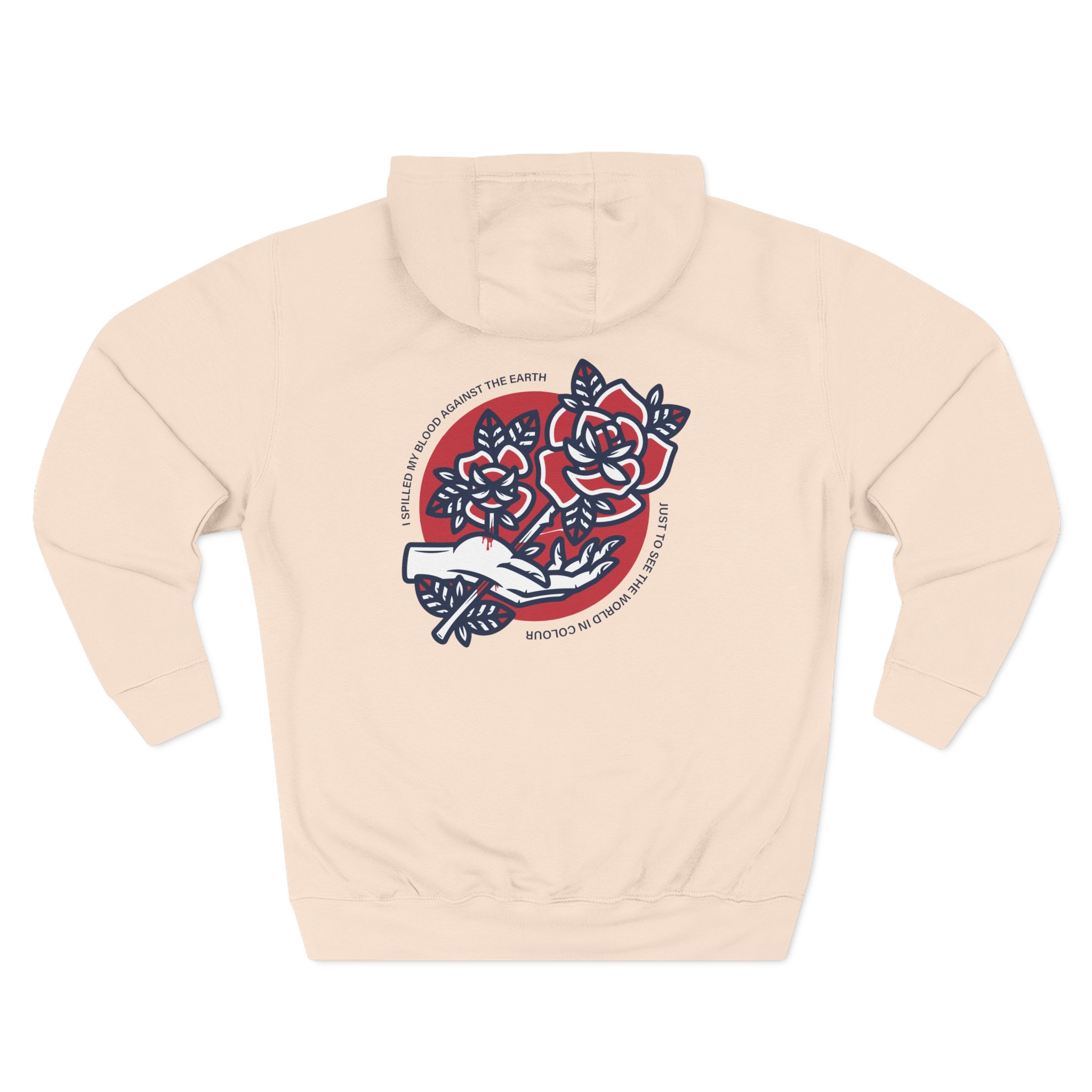 Polaris Rose Three-Panel Fleece Hoodie - Image 8