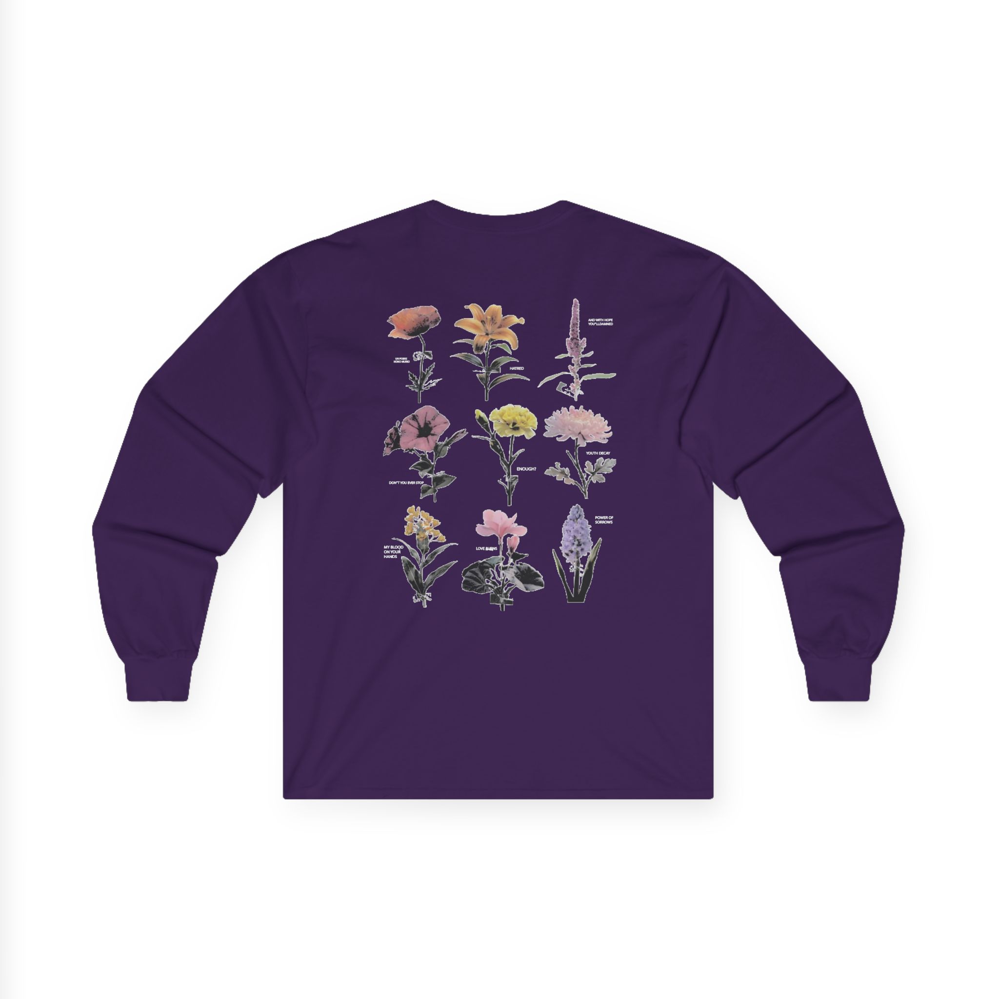 Paleface Swiss Hidden Flowers Unisex Ultra Cotton Long Sleeve Tee - Image 14