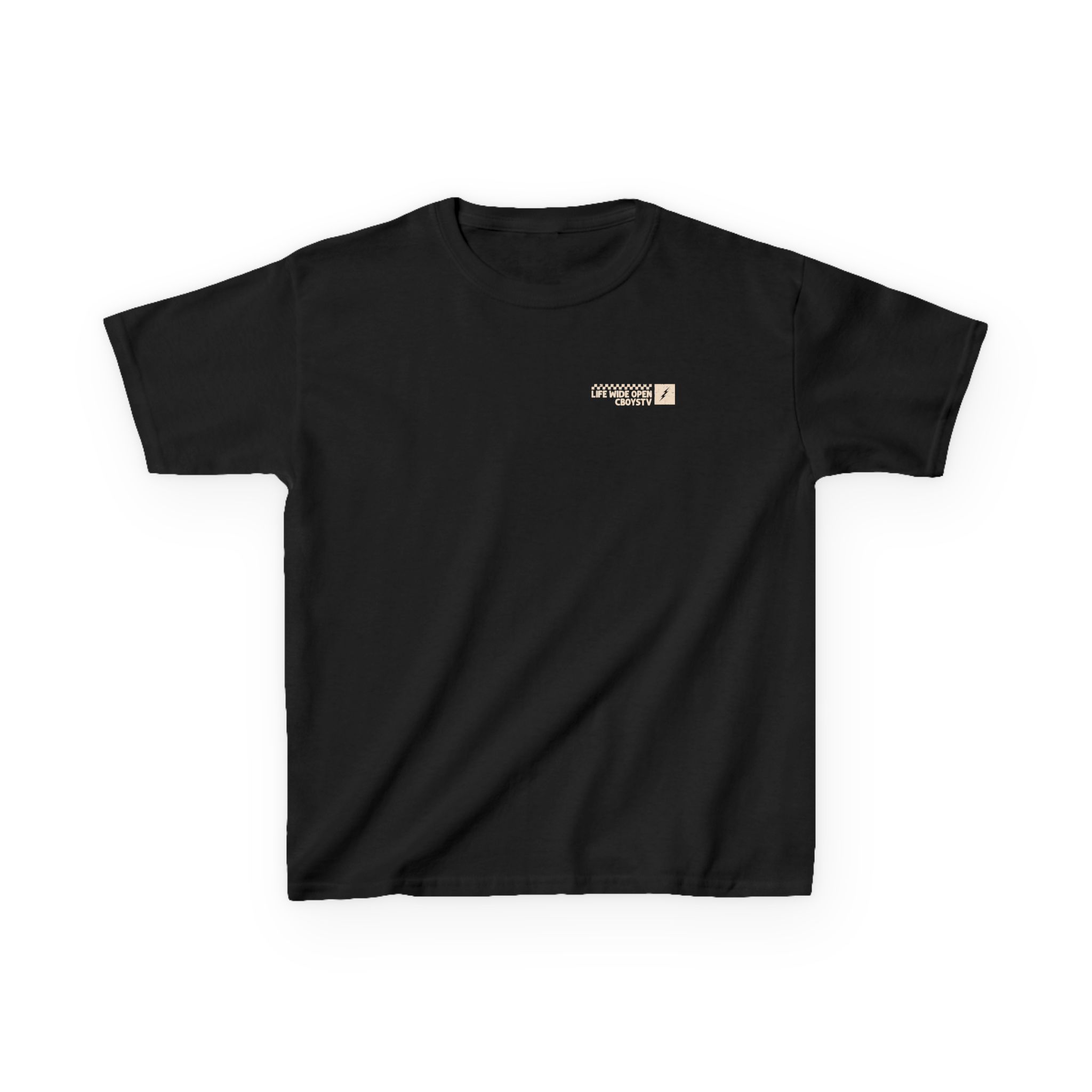 Kids Cboystv Checkered Tournament Heavy Cotton™ Tee