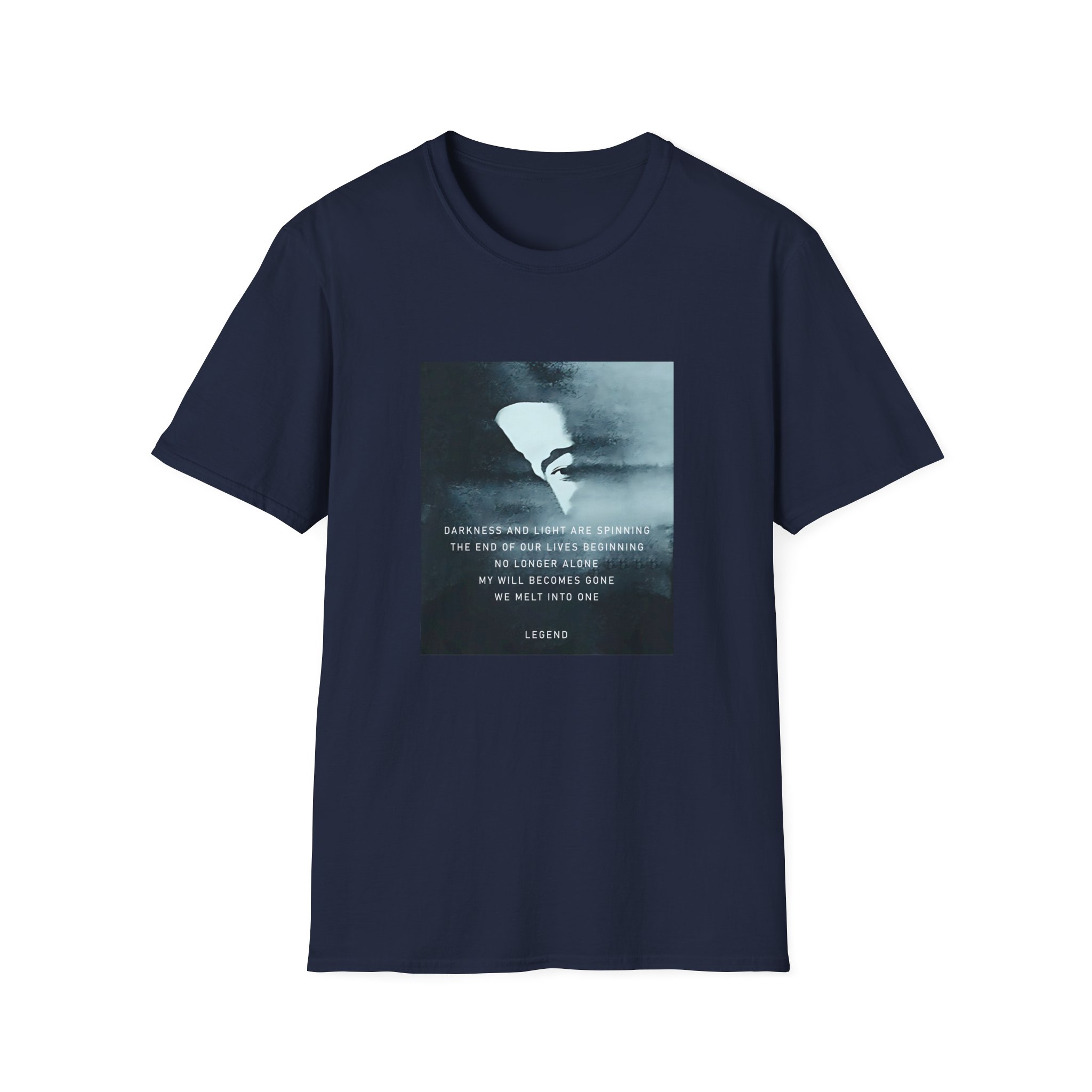 John Legend Darkness Lyrics Unisex Softstyle T-Shirt - Image 9