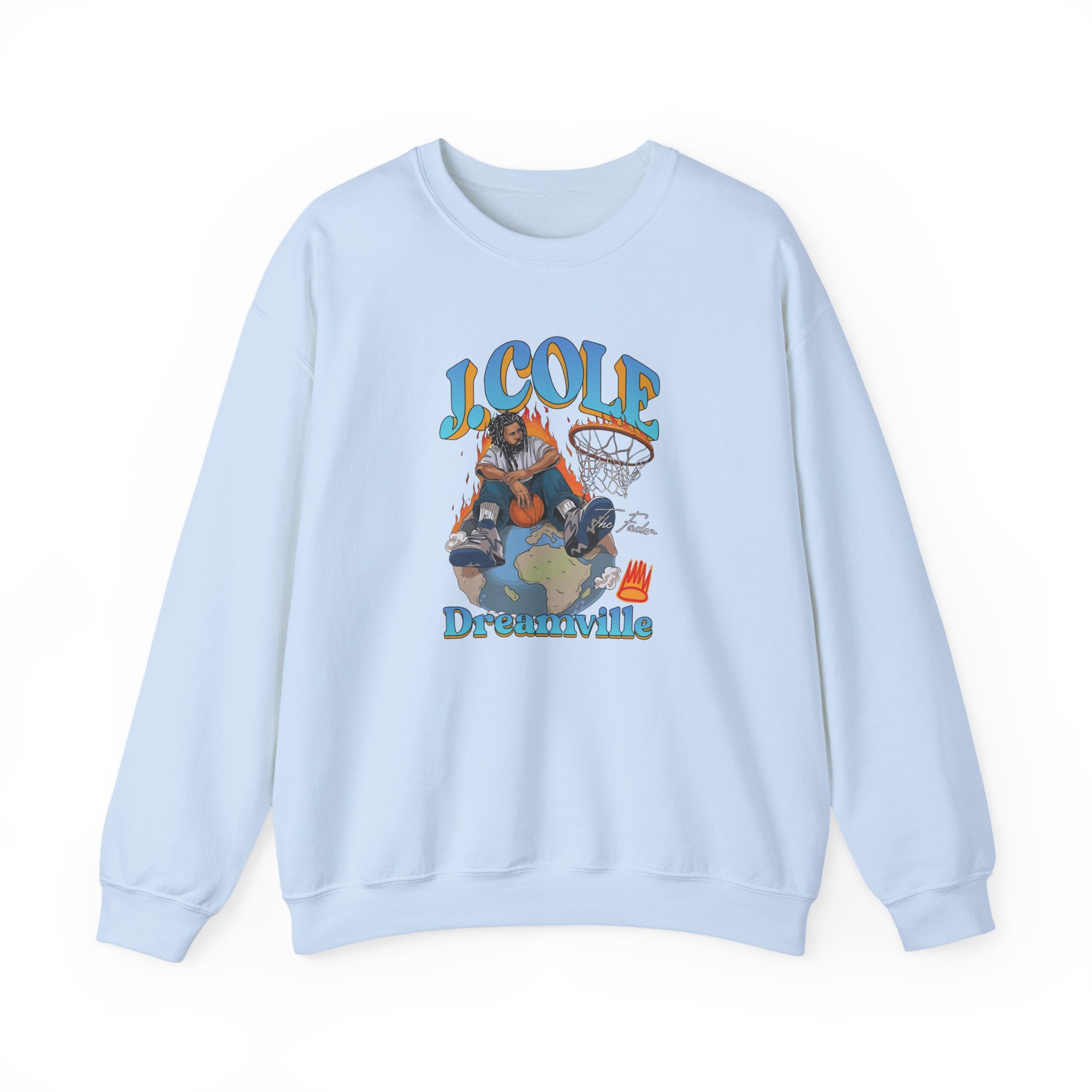 J Cole "Dreamville World" Unisex Heavy Blend™ Crewneck Sweatshirt - Image 11