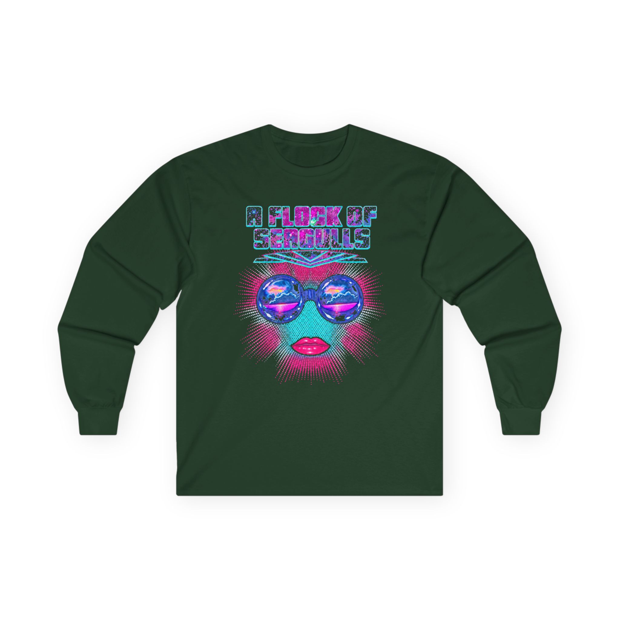A Flock of Seagulls Galaxy Unisex Ultra Cotton Long Sleeve Tee - Image 5