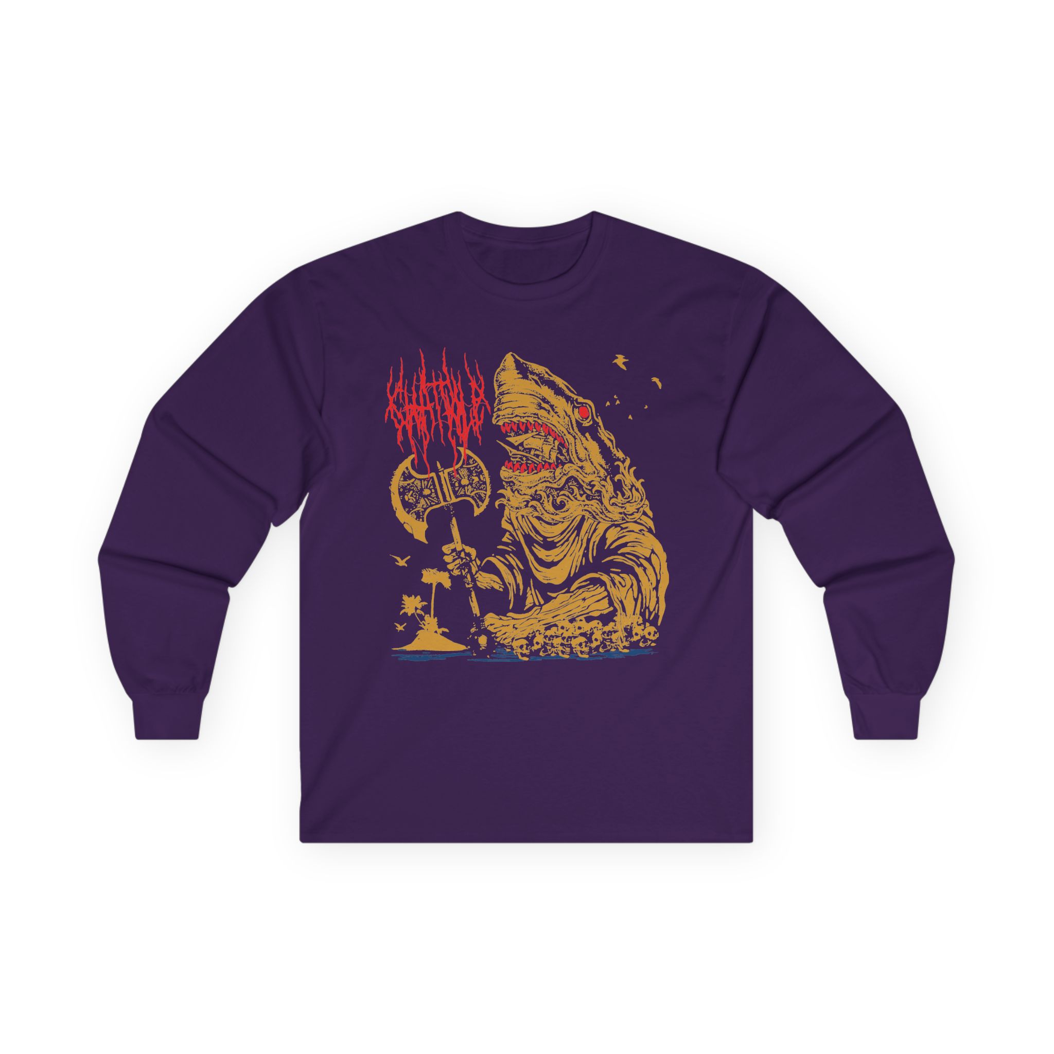 Chat Pile Tropical Beaches Unisex Ultra Cotton Long Sleeve Tee - Image 7