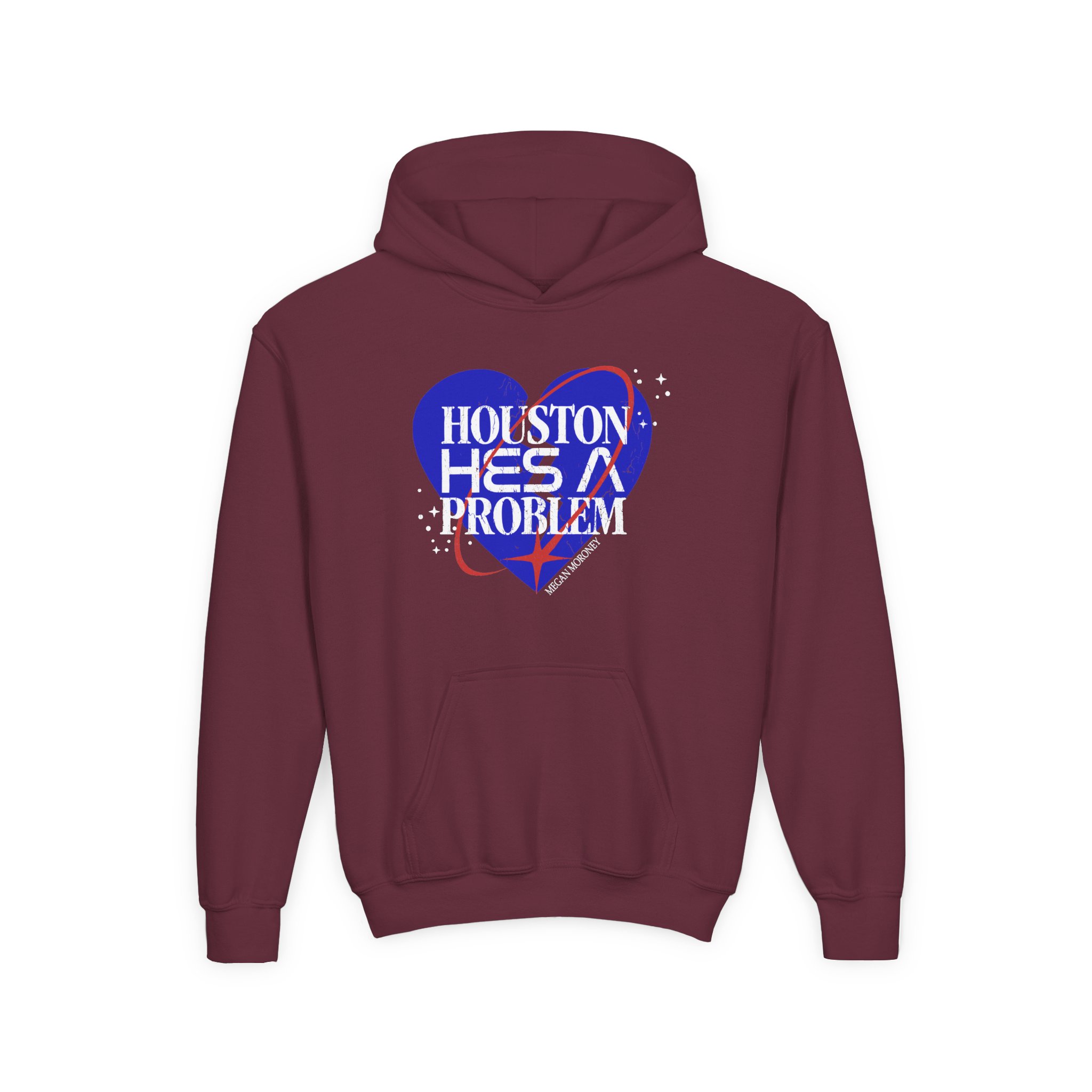 Megan Moroney Houston He's a Problem Youth Heavy Blend Hooded Sweatshirt - Image 3