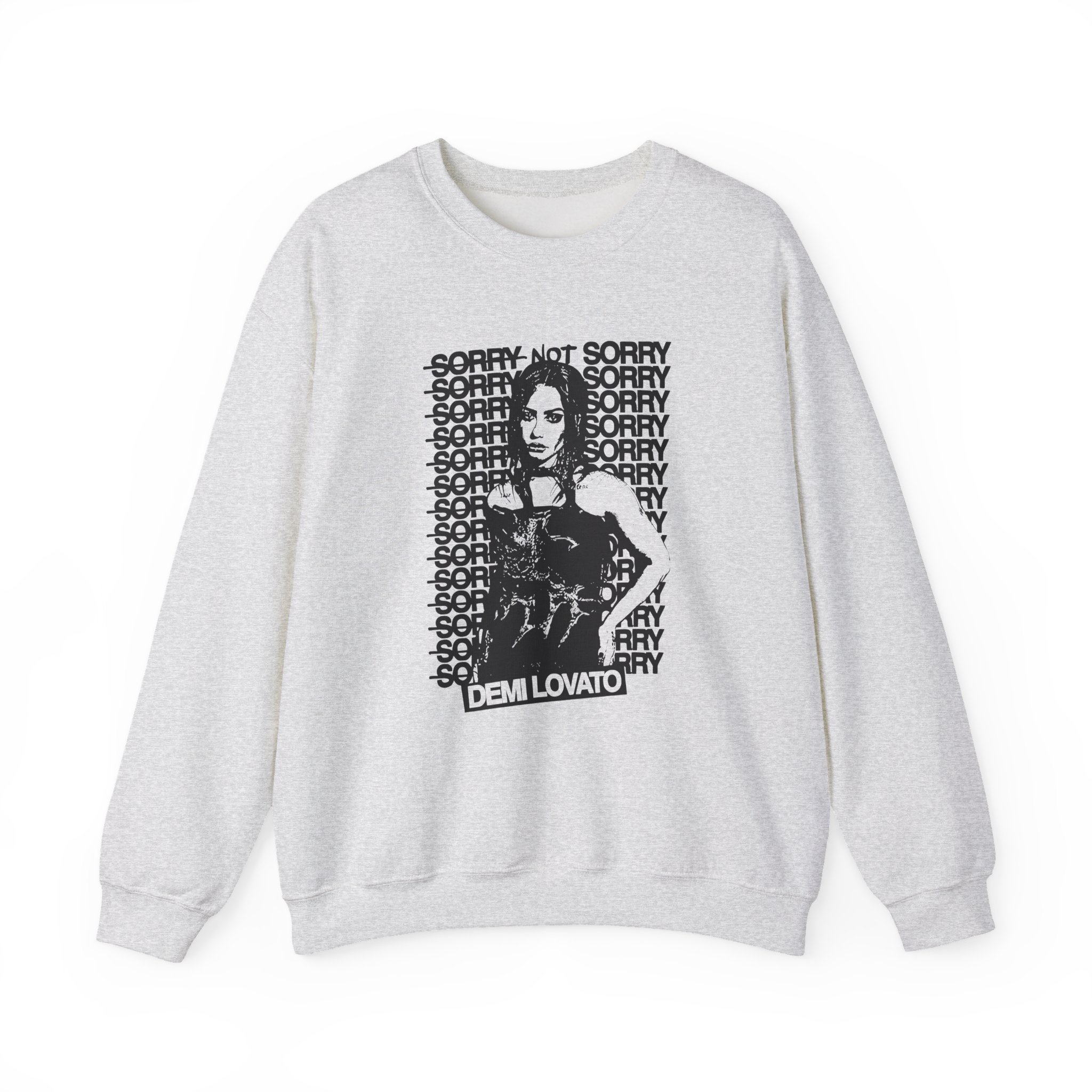 D L Sorry Not Sorry Unisex Heavy Blend™ Crewneck Sweatshirt - Image 3