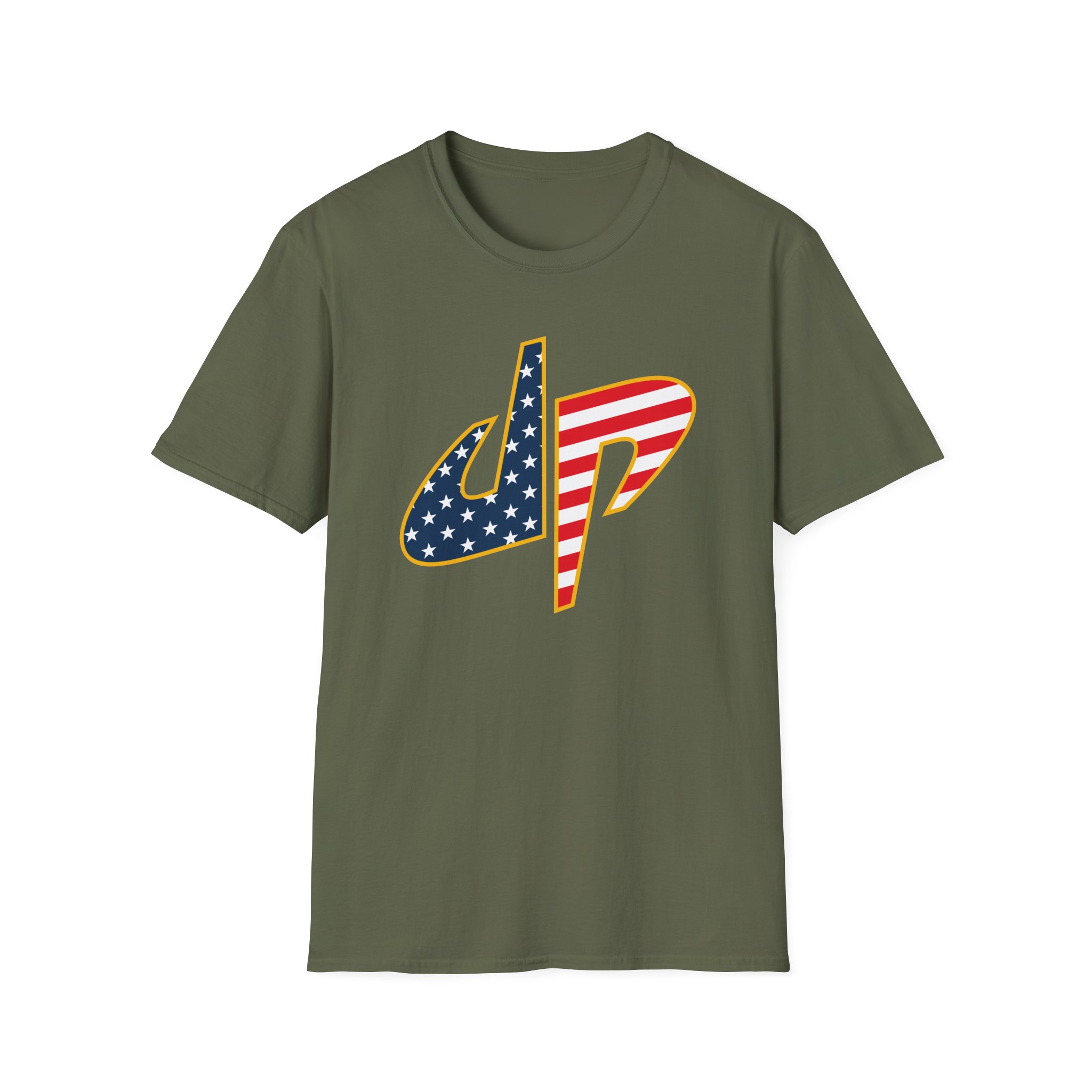 Dude Perfect Stars & Stripes Unisex Softstyle T-Shirt - Image 9