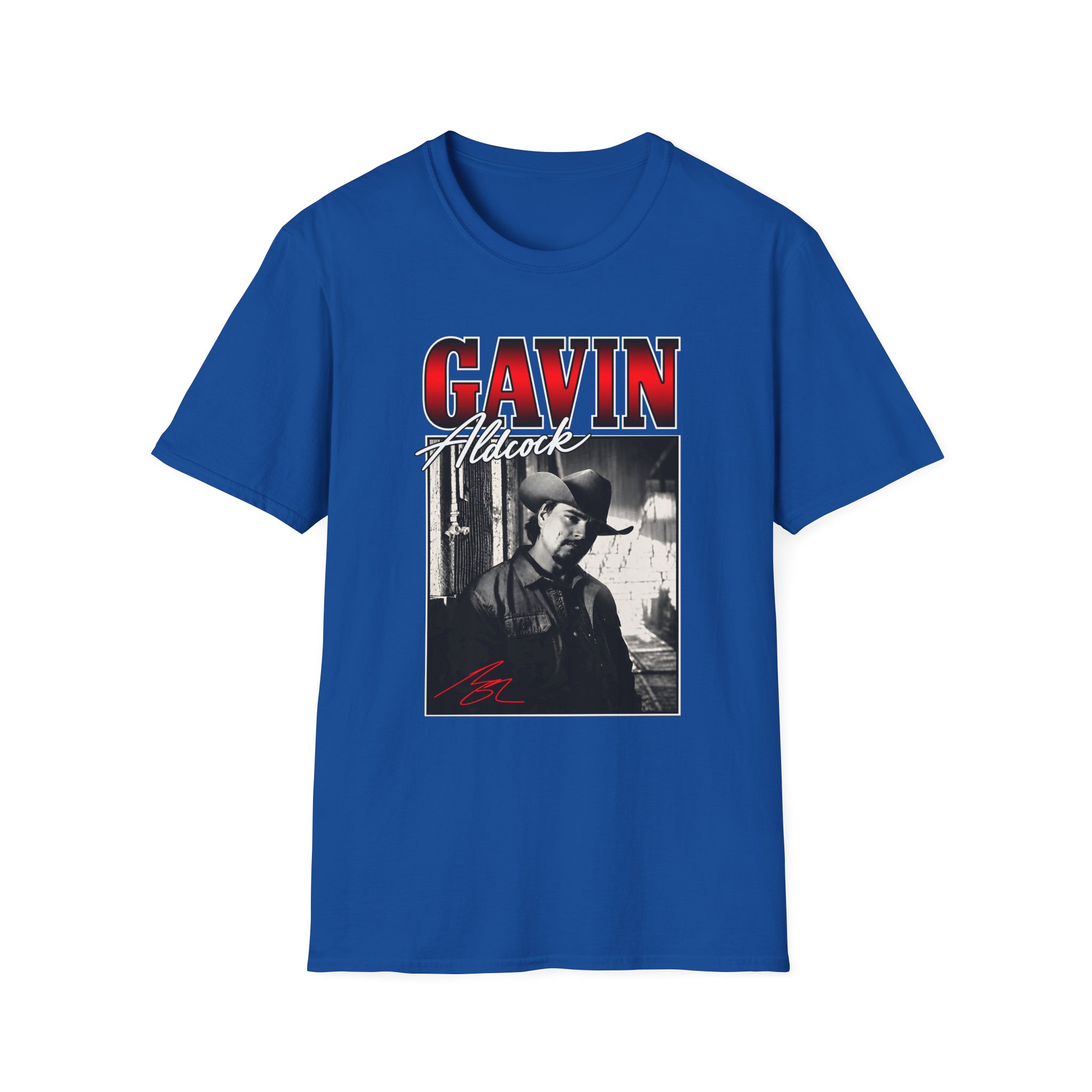 Gavin Adcock Signature Unisex Softstyle T-Shirt - Image 13