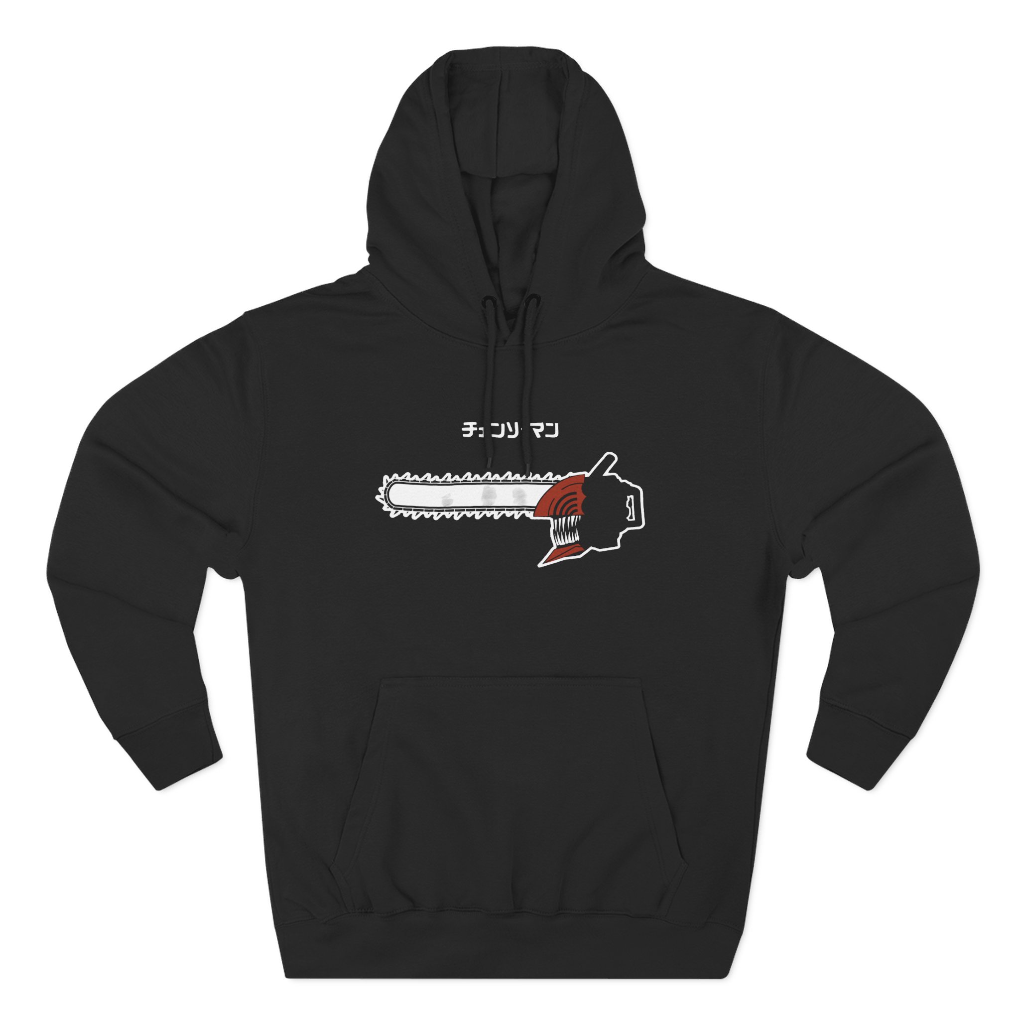 Chainsaw Man Flaming Three-Panel Fleece Hoodie