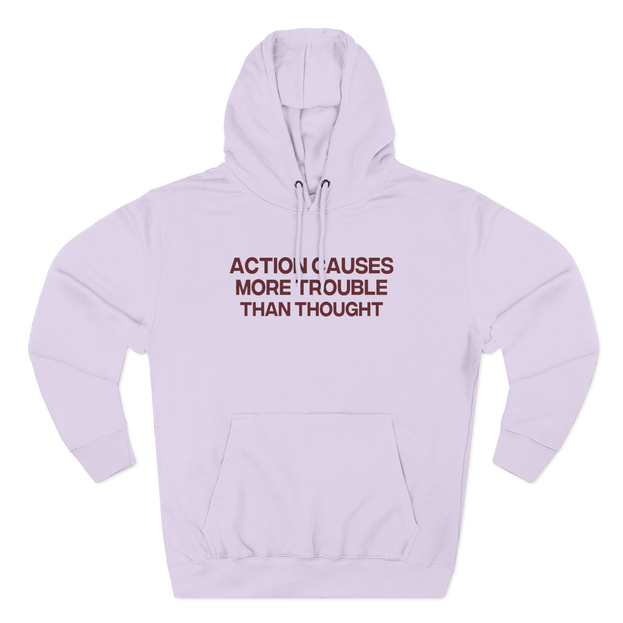 Jenny Holzer Action Causes More Trouble Than Thought Three-Panel Fleece Hoodie - Image 13