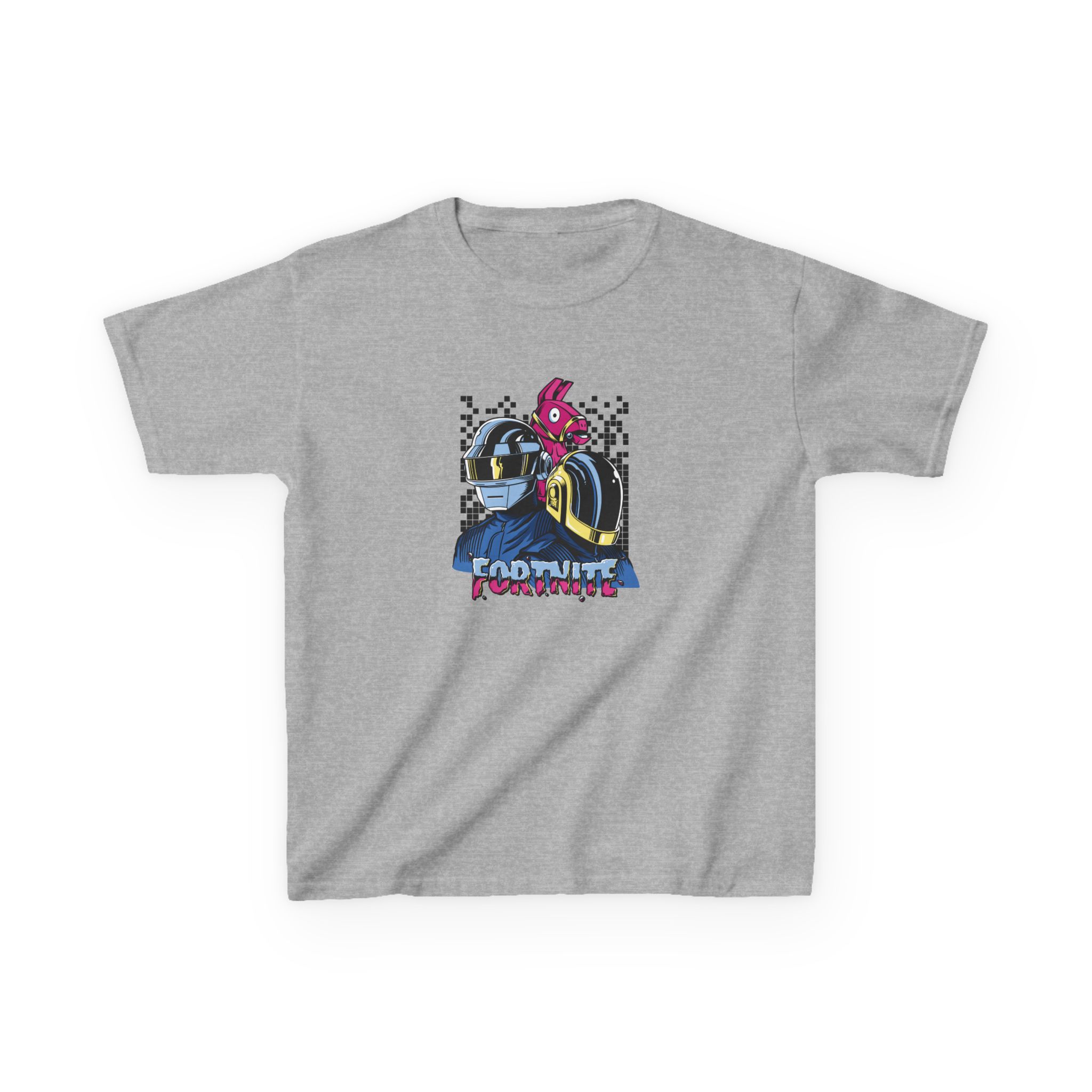 Kids Daft Punk Fortnite X Daft Punk Long Heavy Cotton™ Tee - Image 5