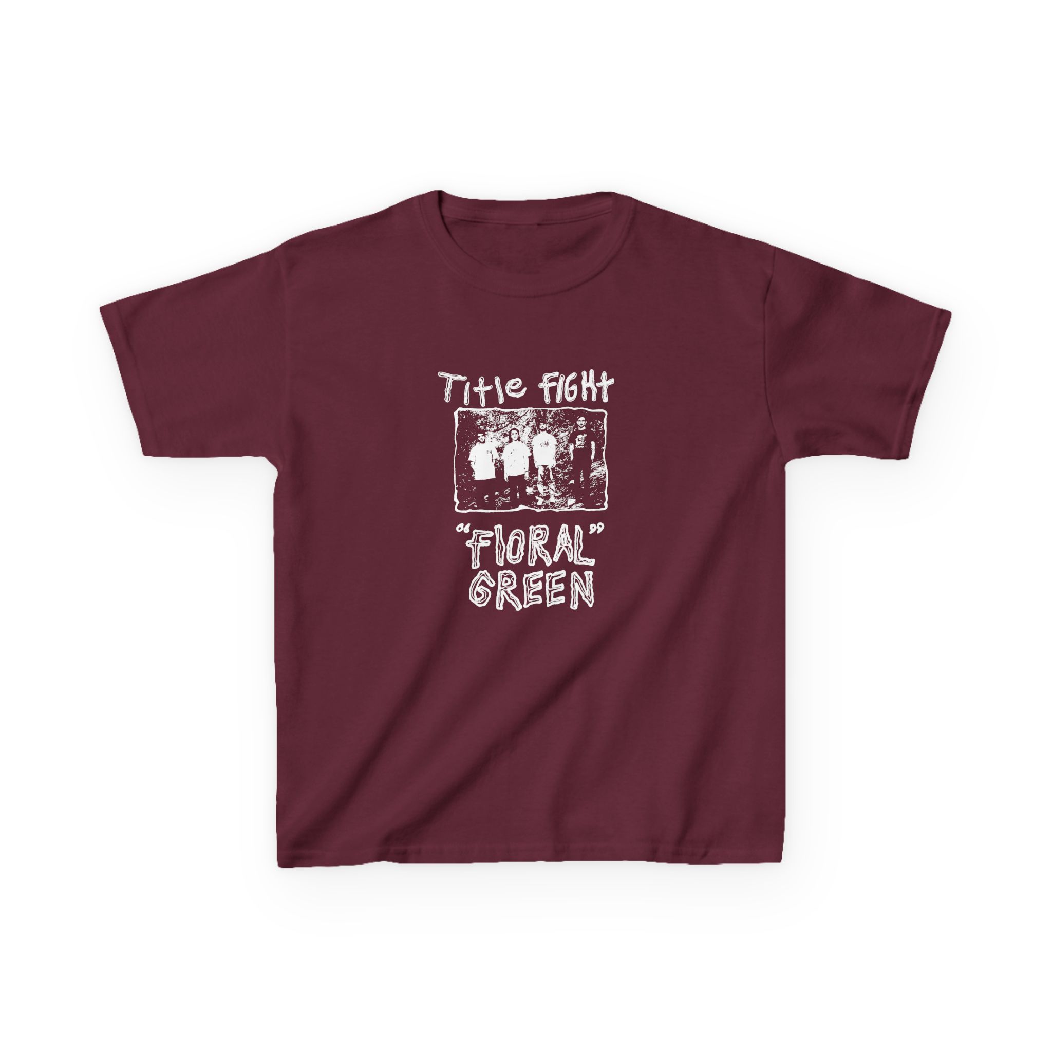 Kids Cold Cuts Title Fight Floral Green Promo Heavy Cotton™ Tee - Image 5
