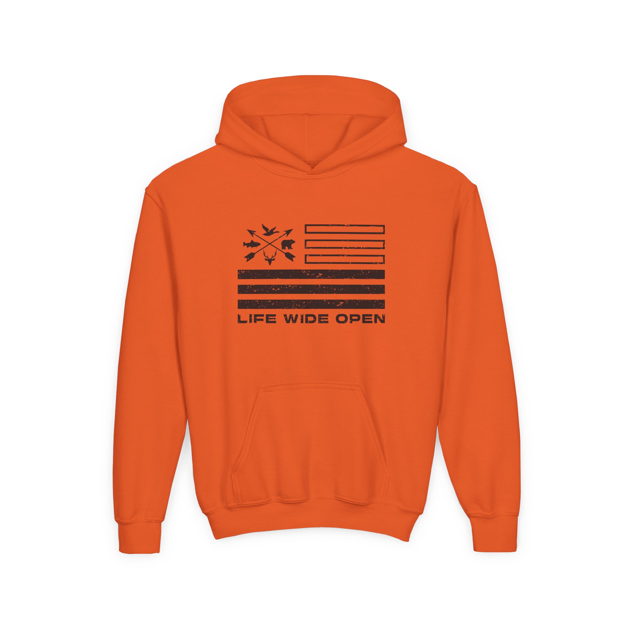 Cboystv Freedom Outdoors Youth Heavy Blend Hooded Sweatshirt - Image 7