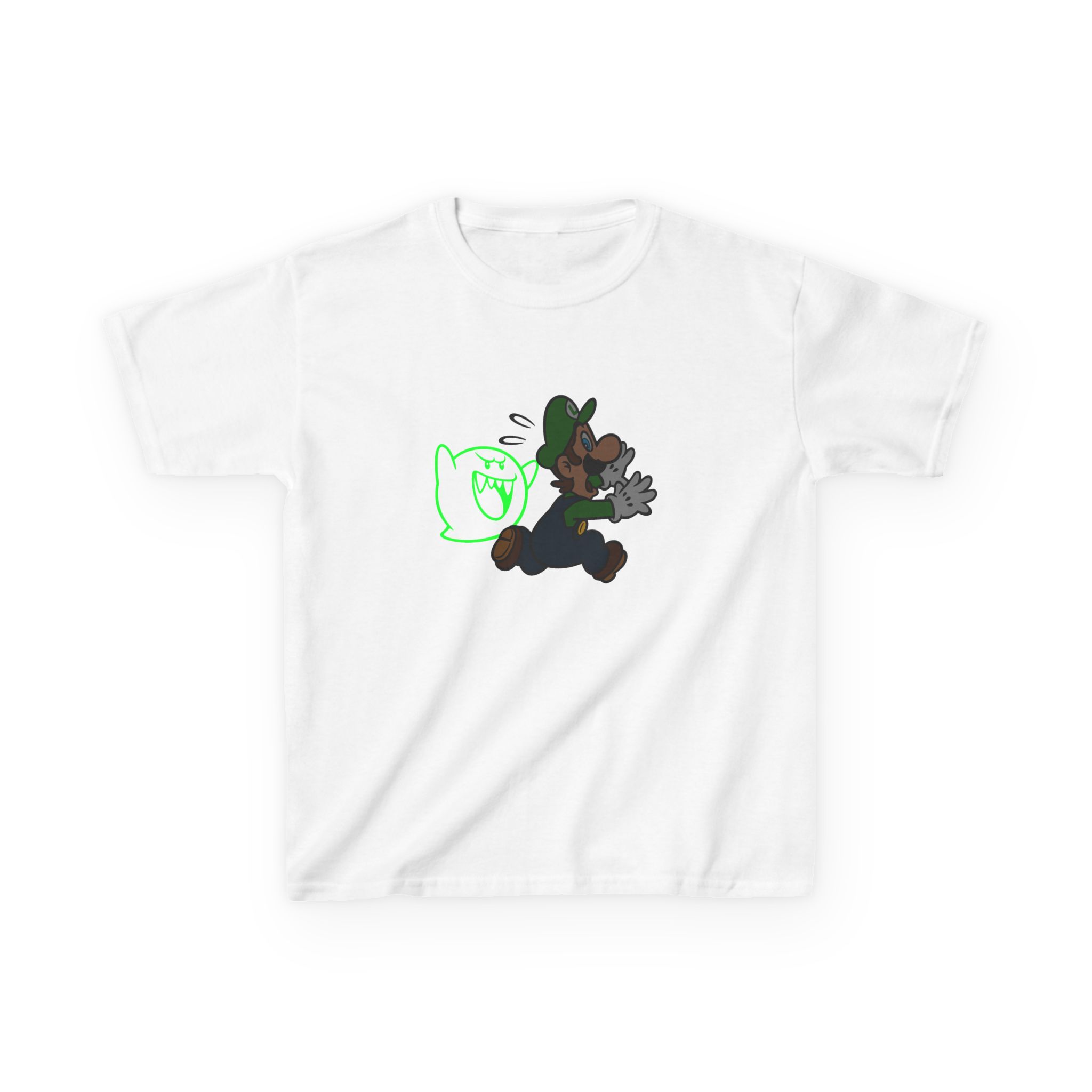 Kids NTD Luigi™ and Boo Heavy Cotton™ Tee - Image 3